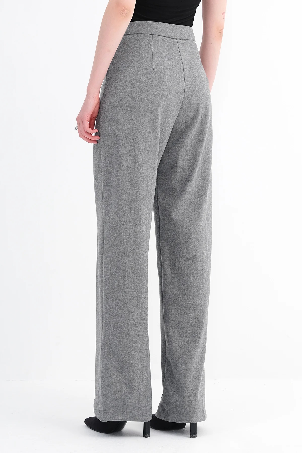 High-Waisted Wide Leg Trousers - Image 57