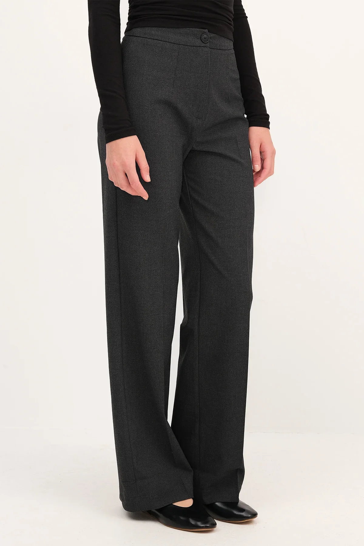 High-Waisted Wide Leg Trousers - Image 69