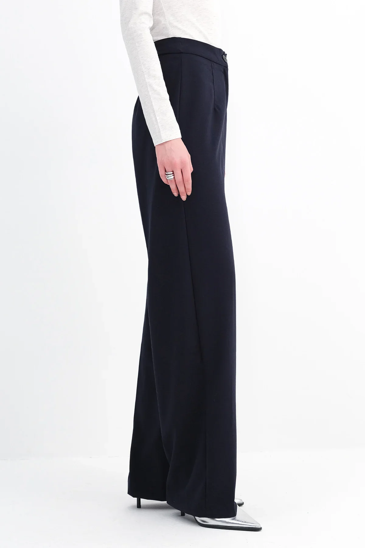 High-Waisted Wide Leg Trousers - Image 73