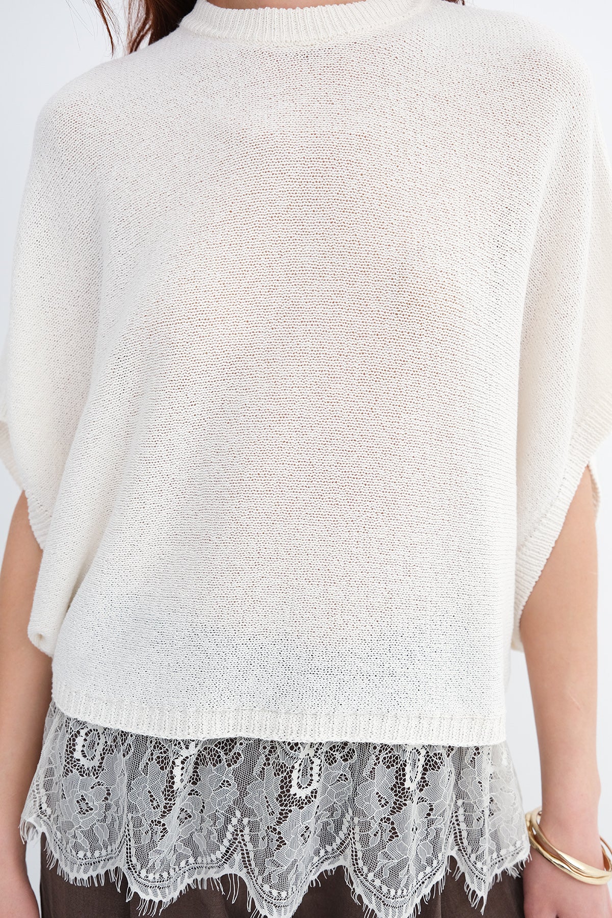 Lace Hem Knitwear - Image 5