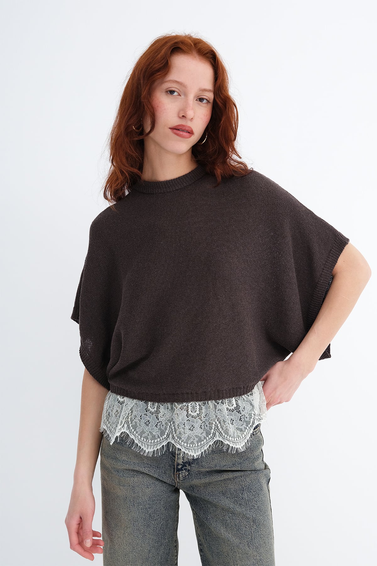 Lace Hem Knitwear - Image 8