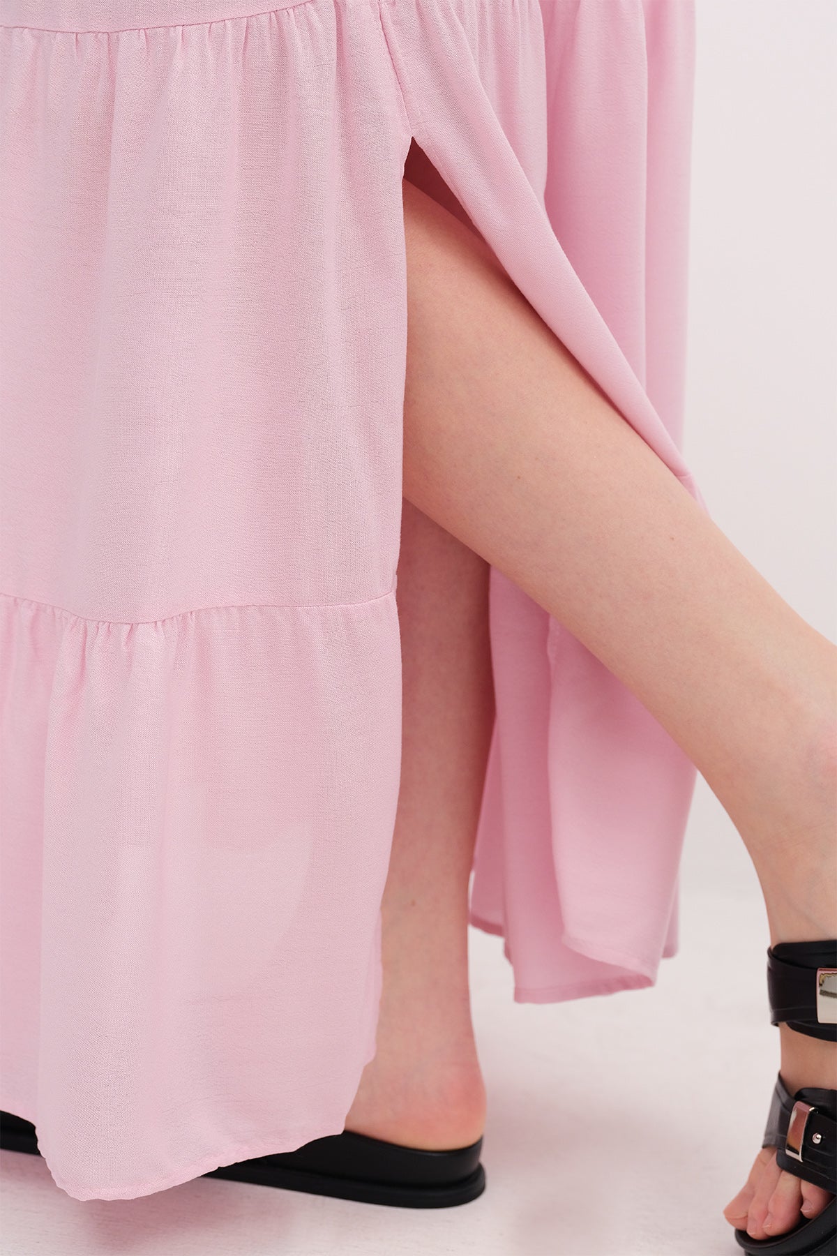Long Skirt With Elastic Waist - Image 9