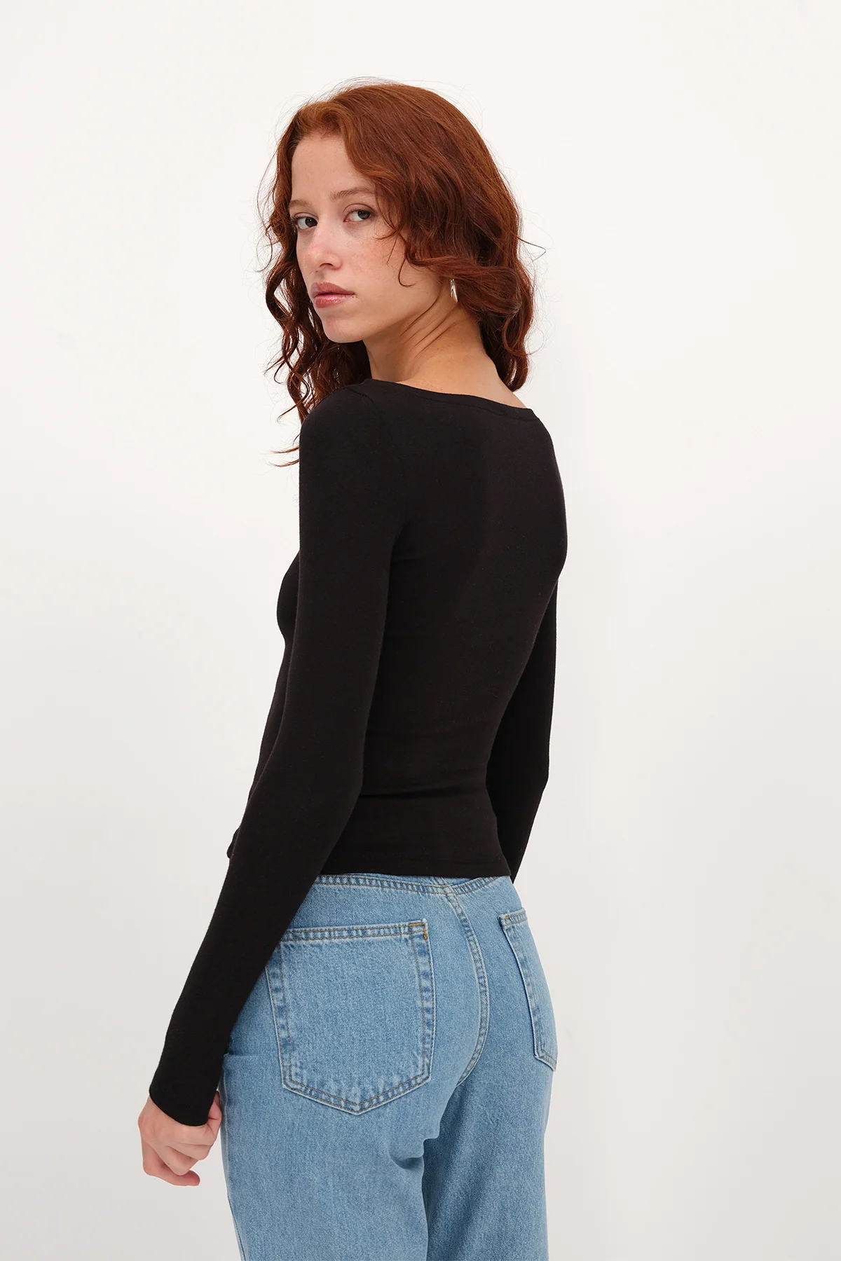 Long Sleeve Modal Blouse - Image 11