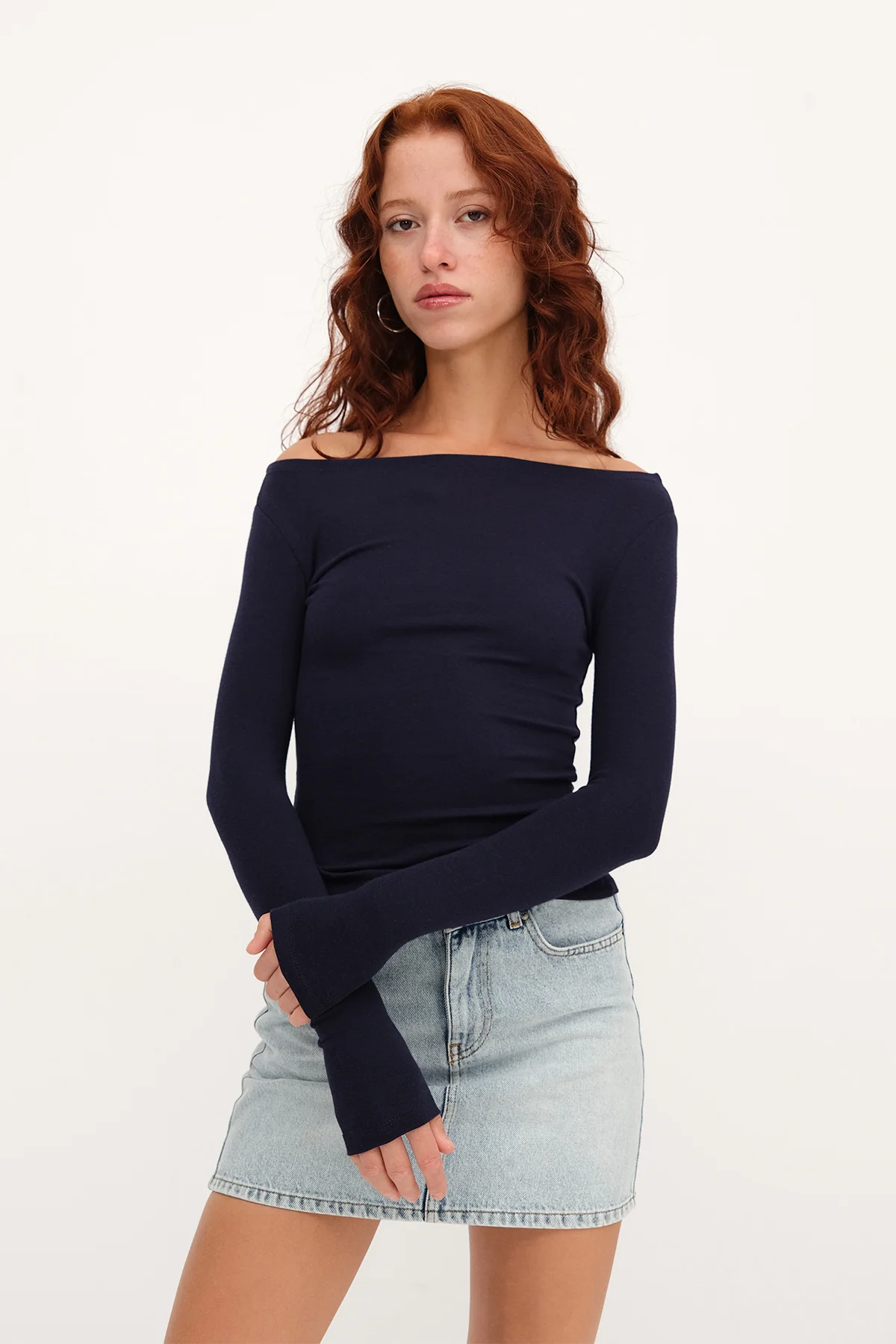 Long Sleeve Modal Blouse - Image 23
