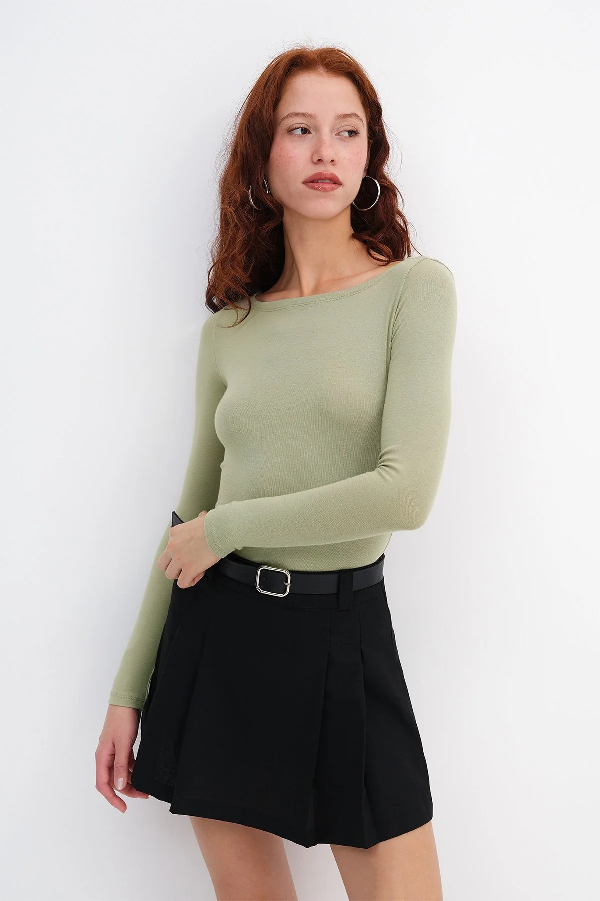 Long Sleeve Modal Blouse - Image 33