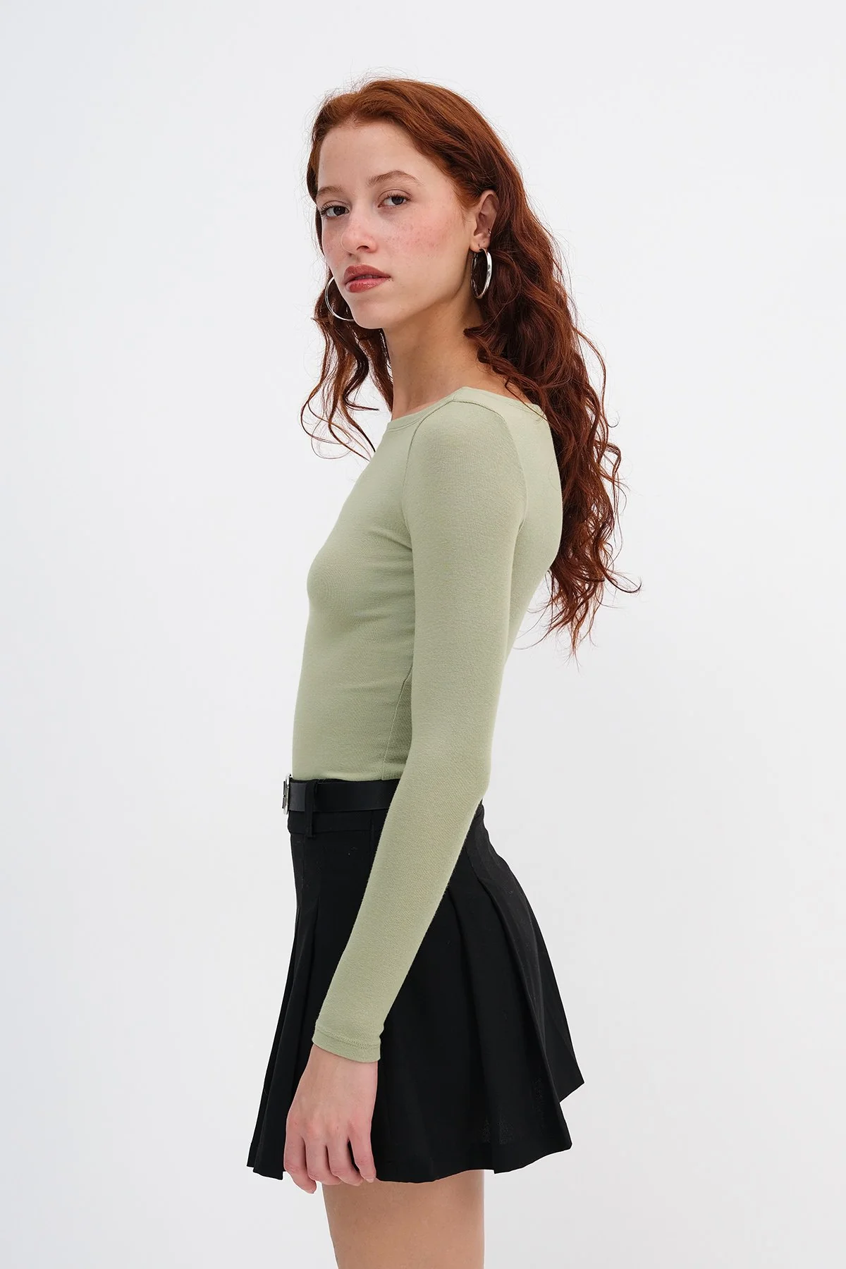 Long Sleeve Modal Blouse - Image 36