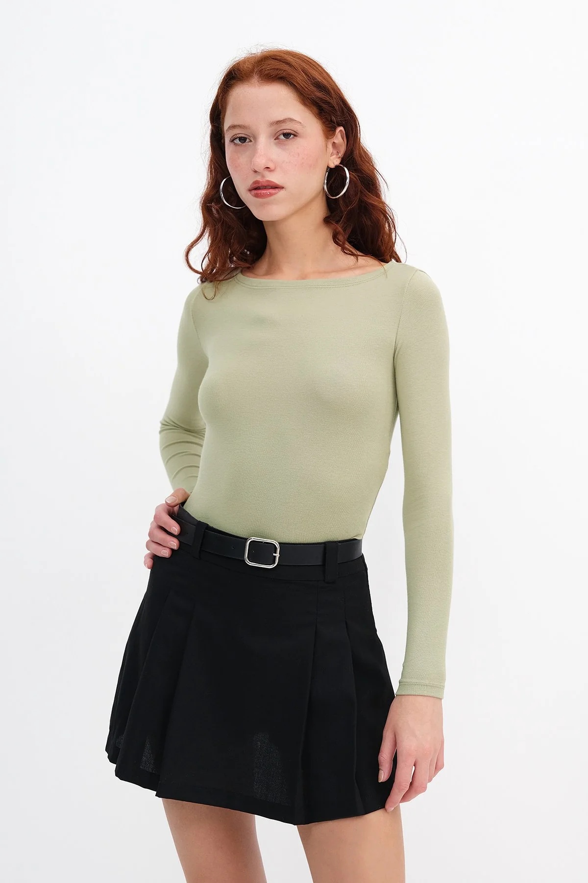 Long Sleeve Modal Blouse - Image 37