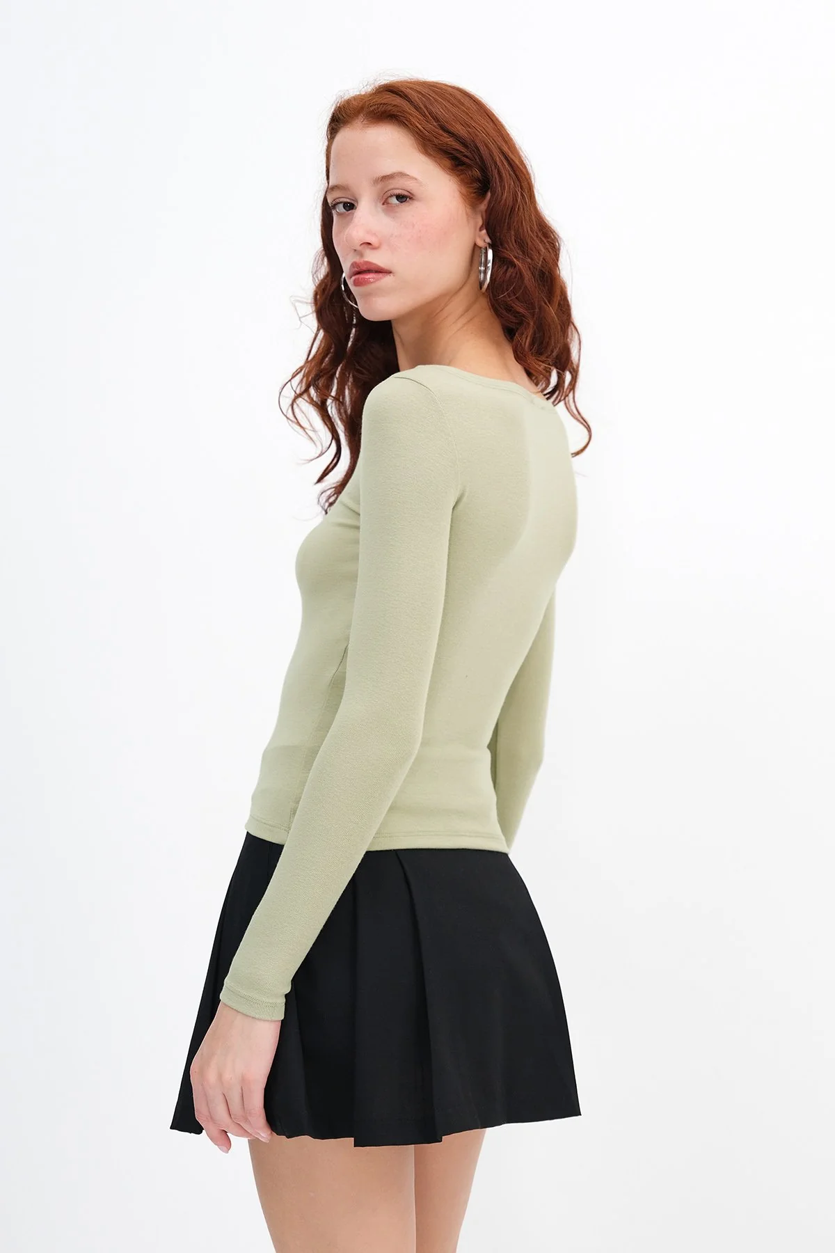 Long Sleeve Modal Blouse - Image 38