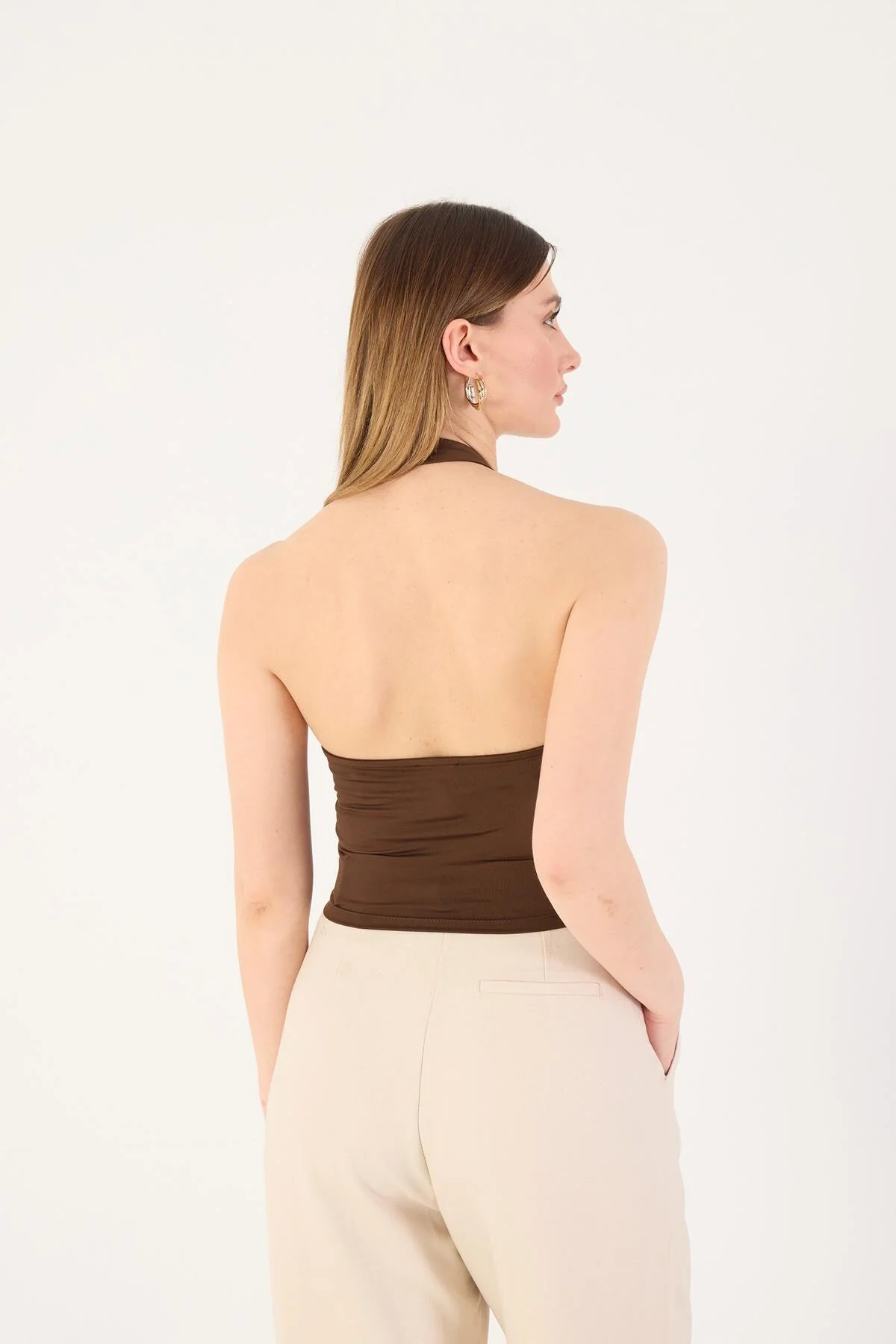 Neck Buttoned Vest - Image 10