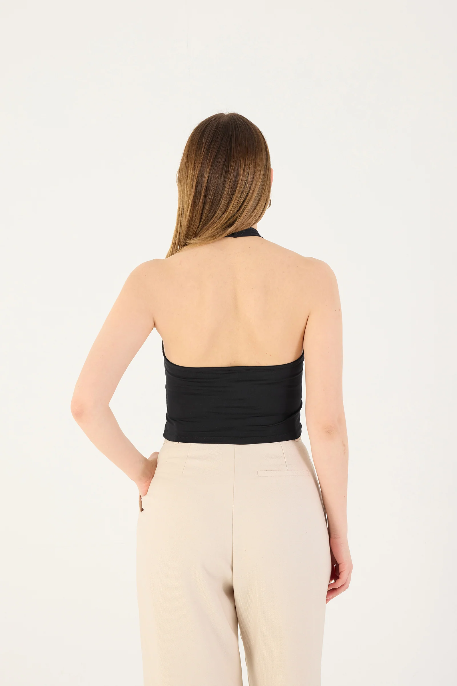 Neck Buttoned Vest - Image 15