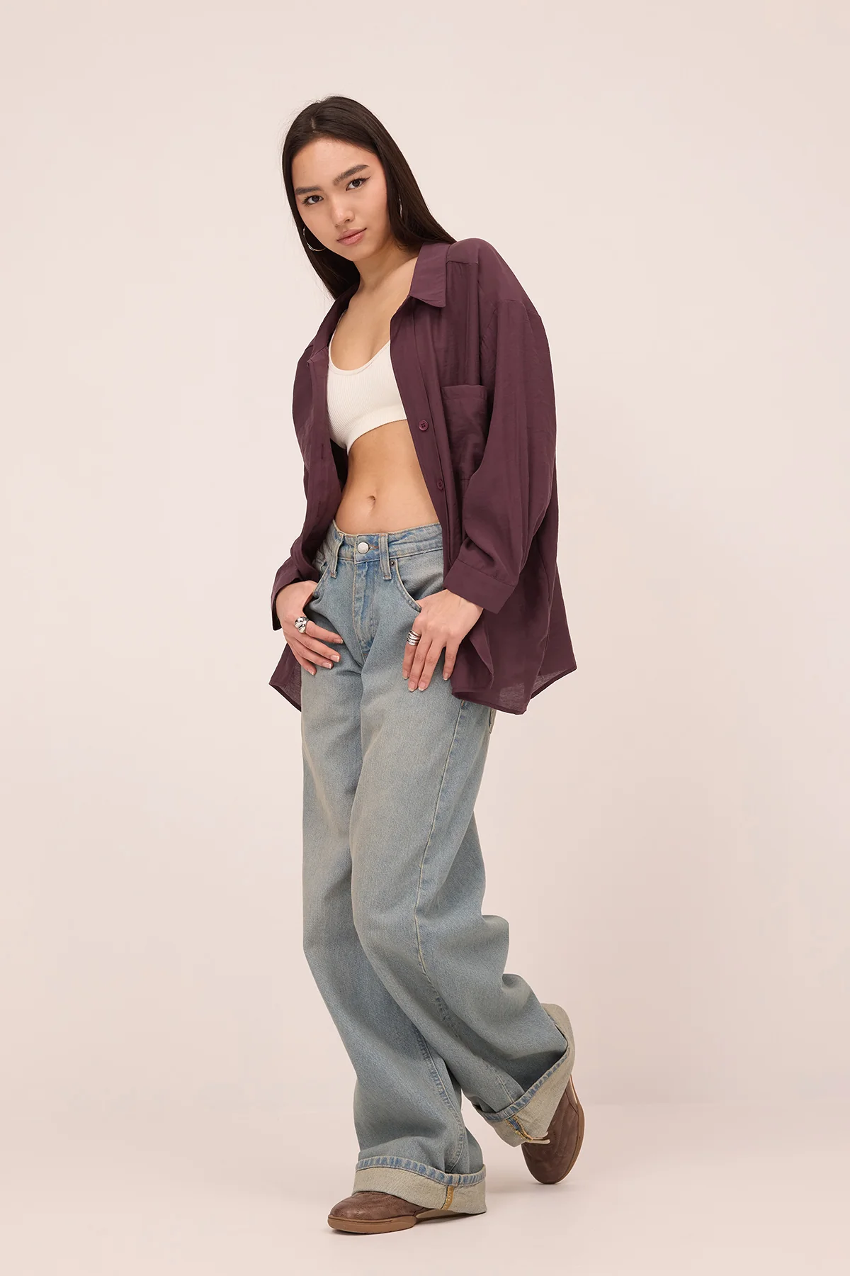 Oversize Shirt With Pocket Detail - Image 7