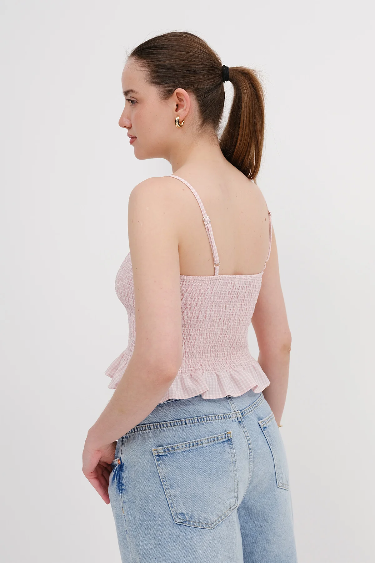 Patterned Button-Up Blouse - Image 16