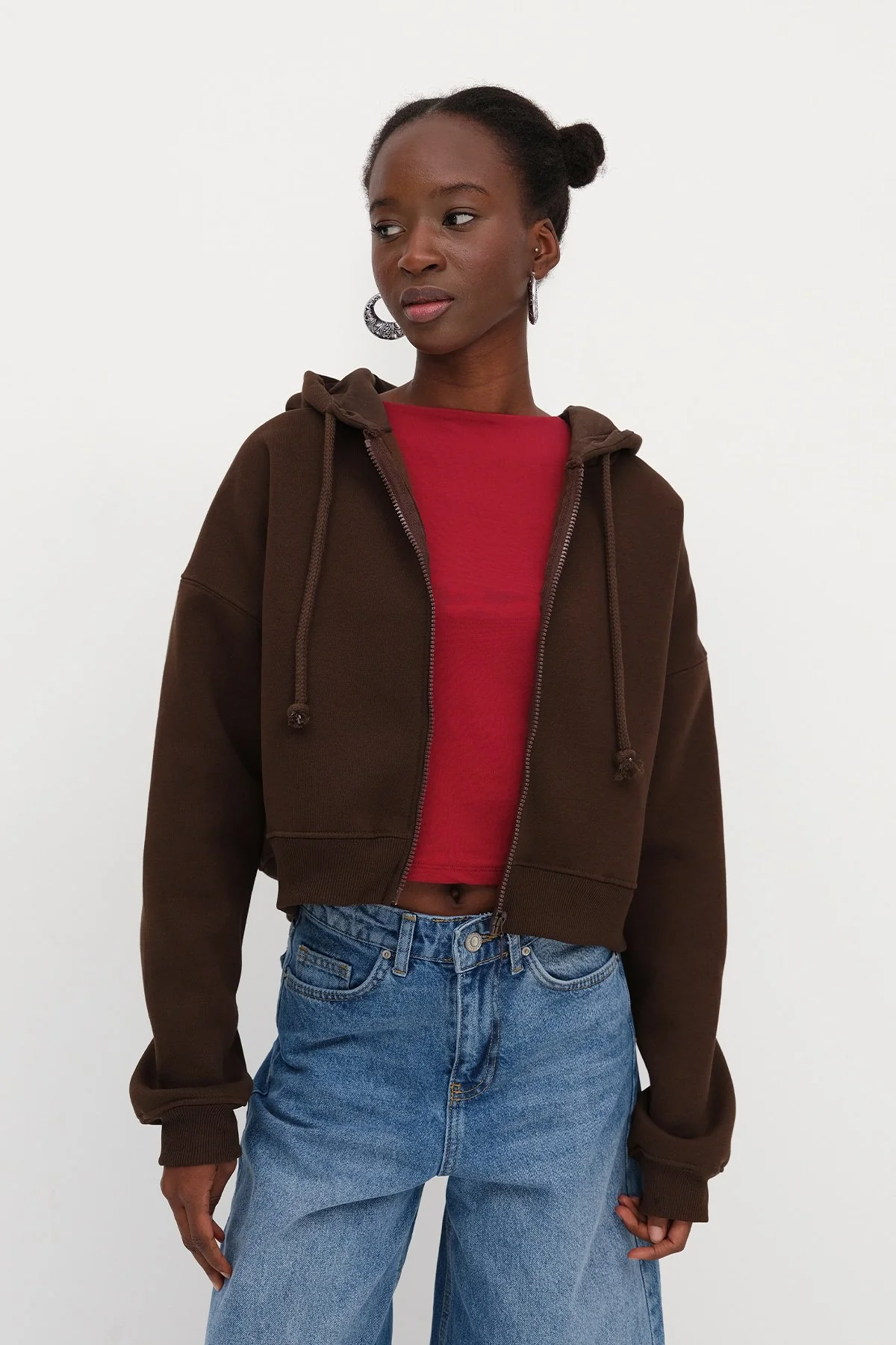 Raised Zipper Sweatshirt - Image 13