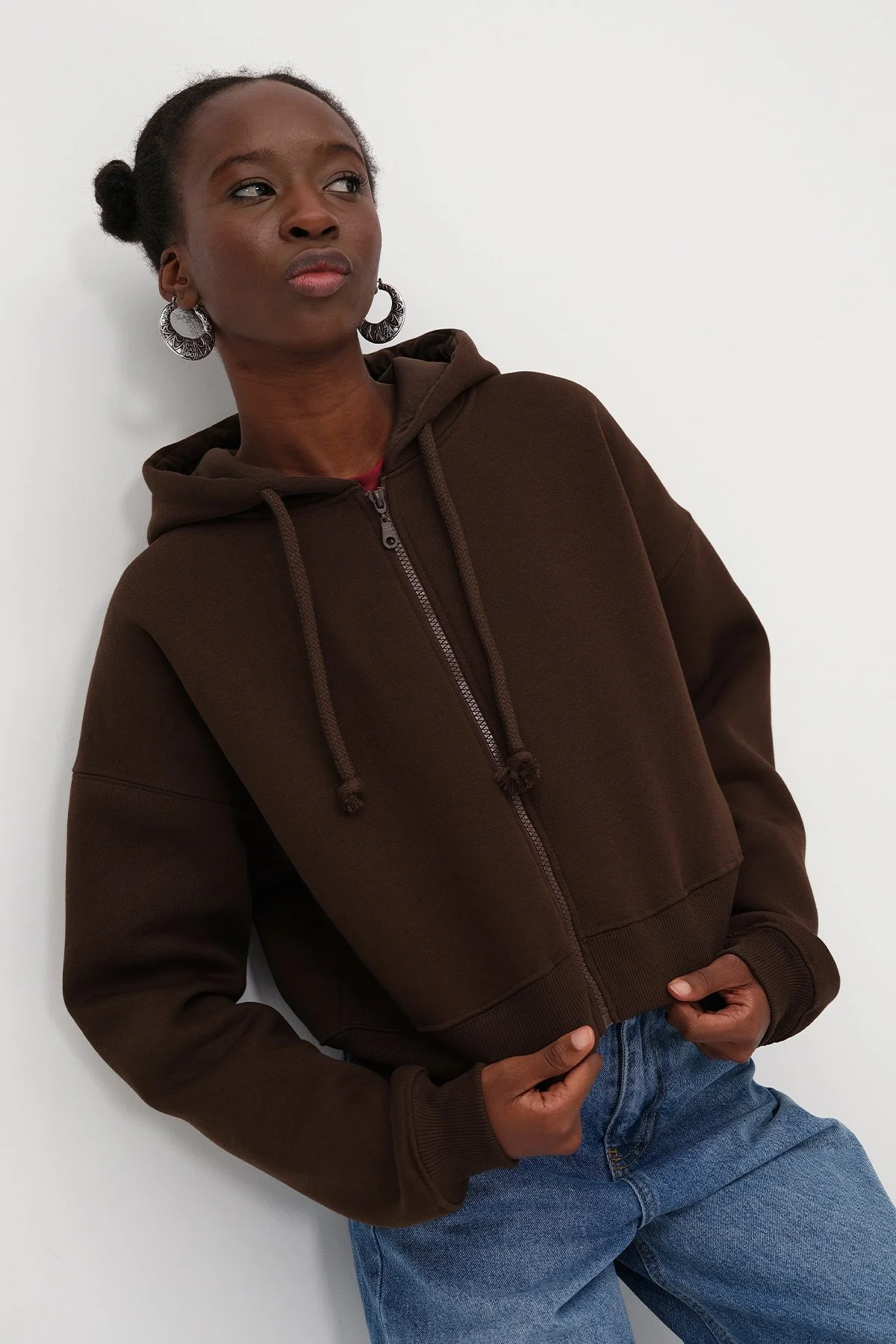 Raised Zipper Sweatshirt - Image 16