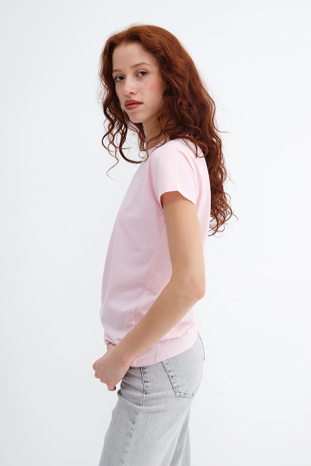 Ribbon Embroidered T-shirt - Image 3