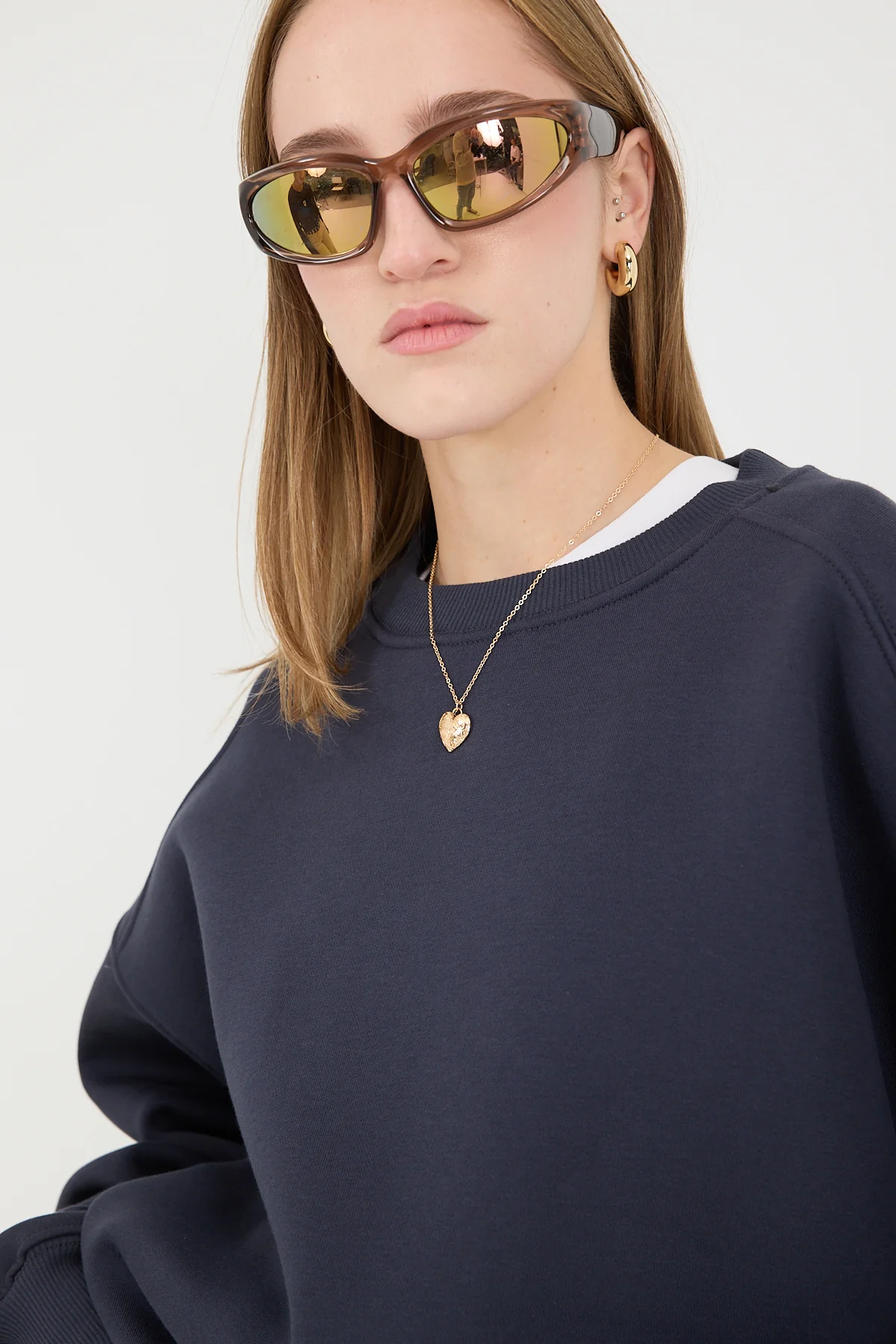 Round Neck Basic Sweatshirt - Image 14