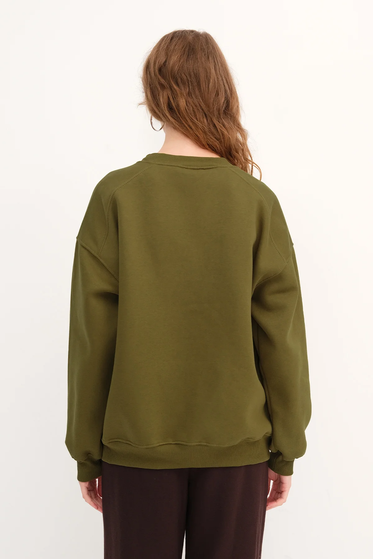 Round Neck Basic Sweatshirt - Image 51
