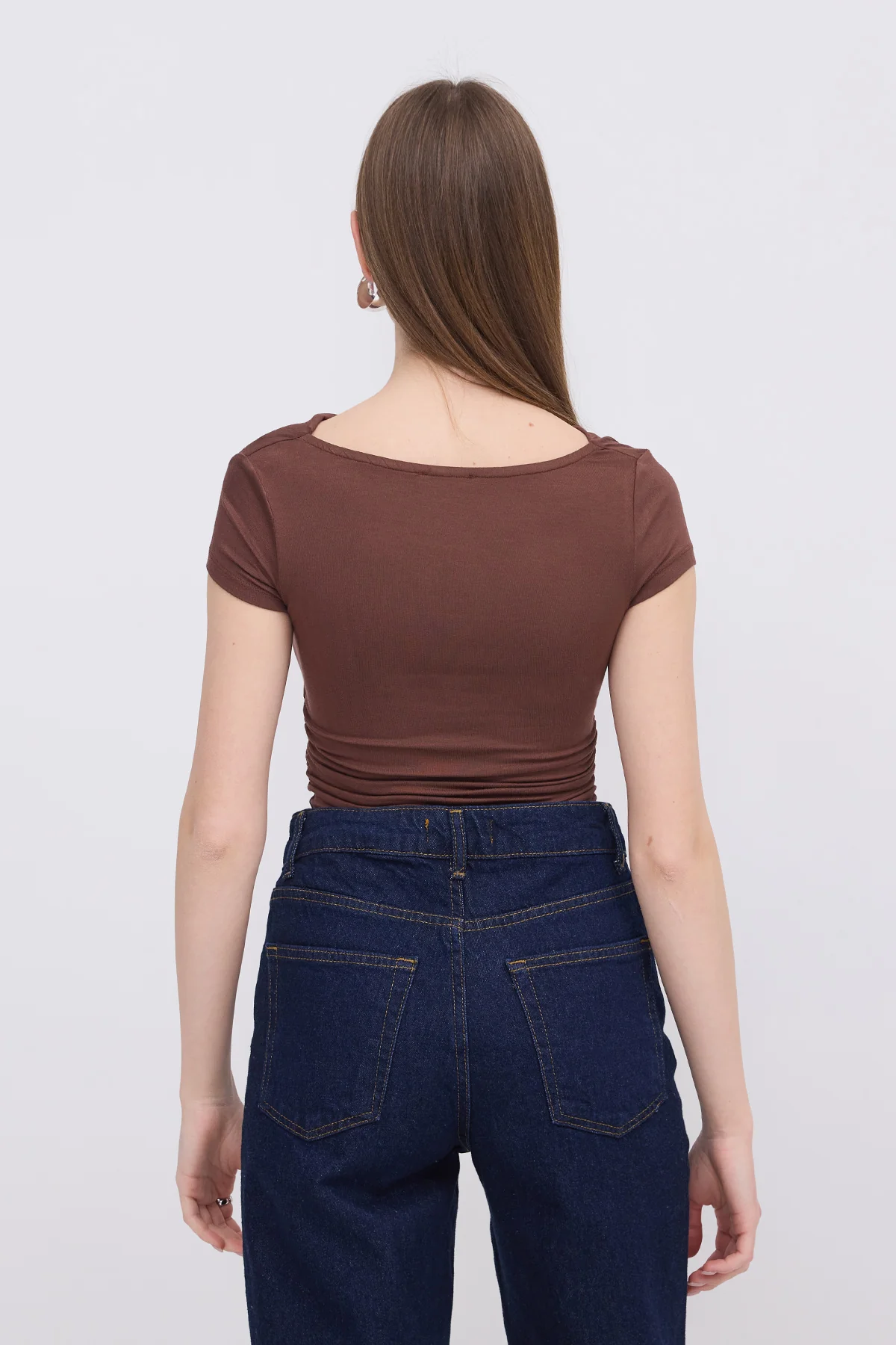 Ruched Side T-Shirt - Image 23