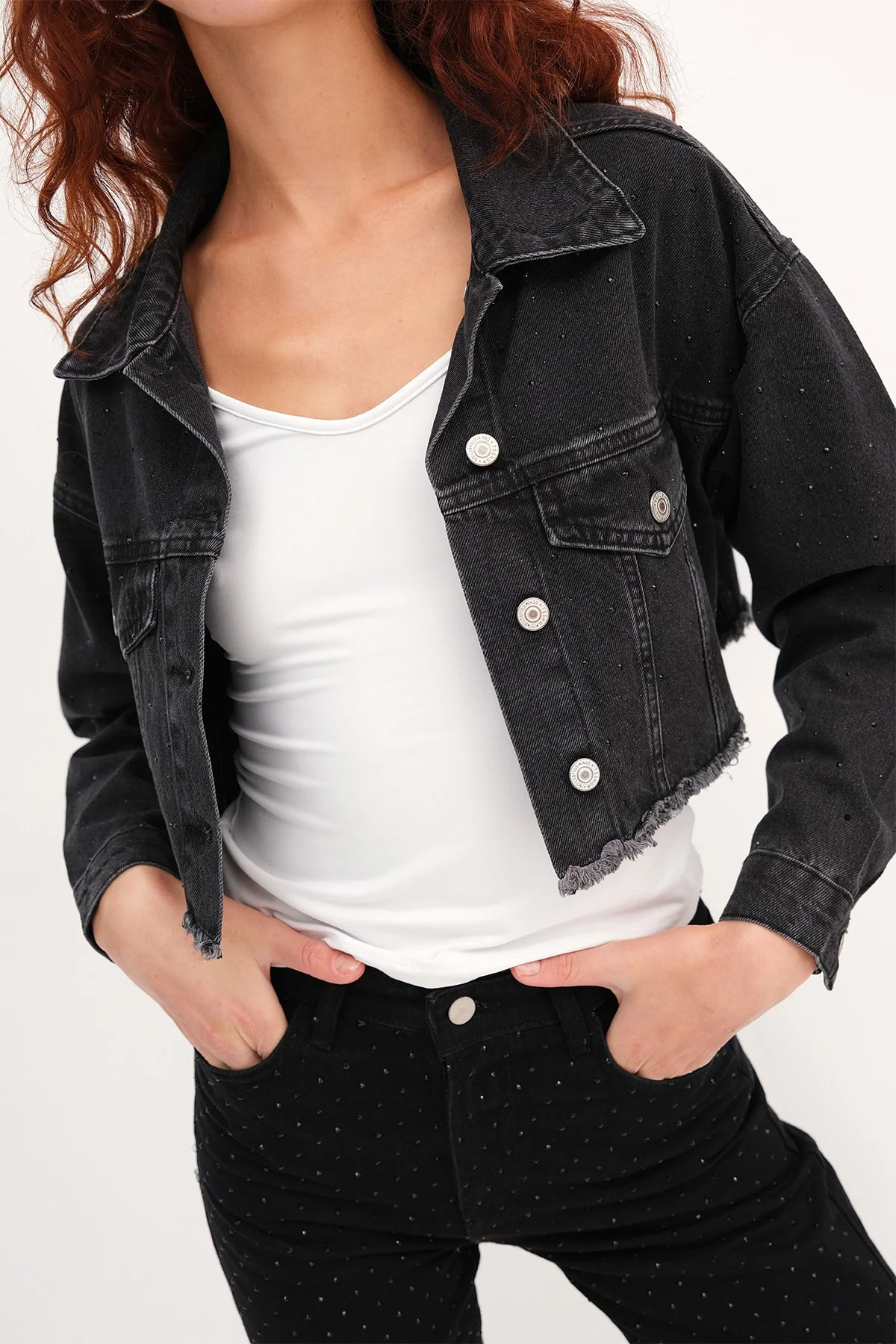 Short Jacket with Tassel - Image 20