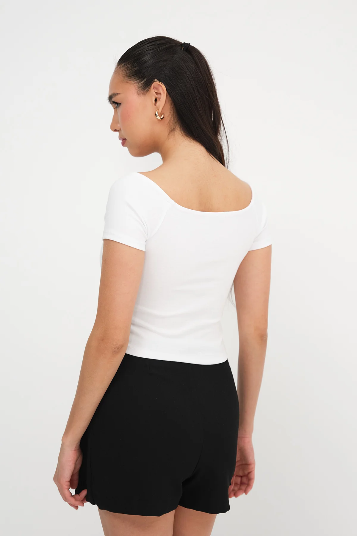 Short Sleeve Basic T-shirt - Image 41
