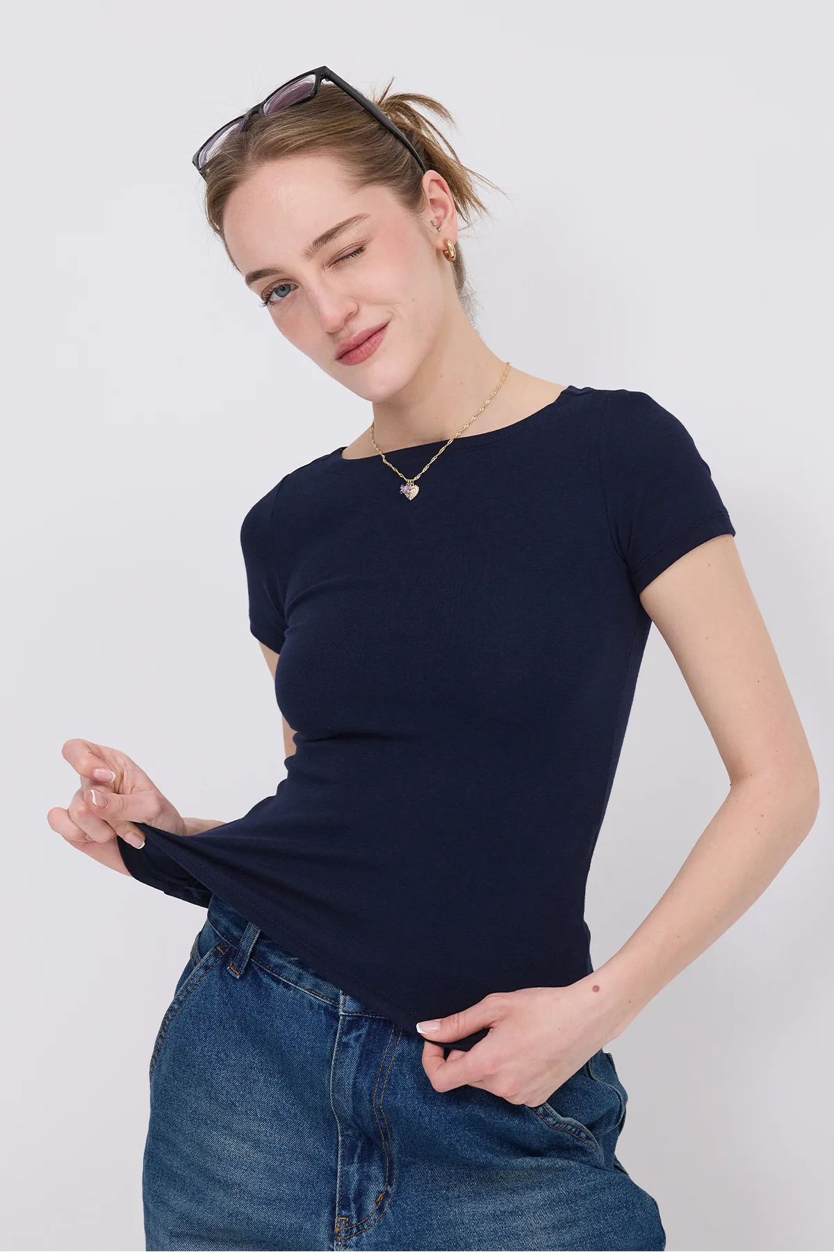 Short Sleeve Modal T-shirt - Image 10