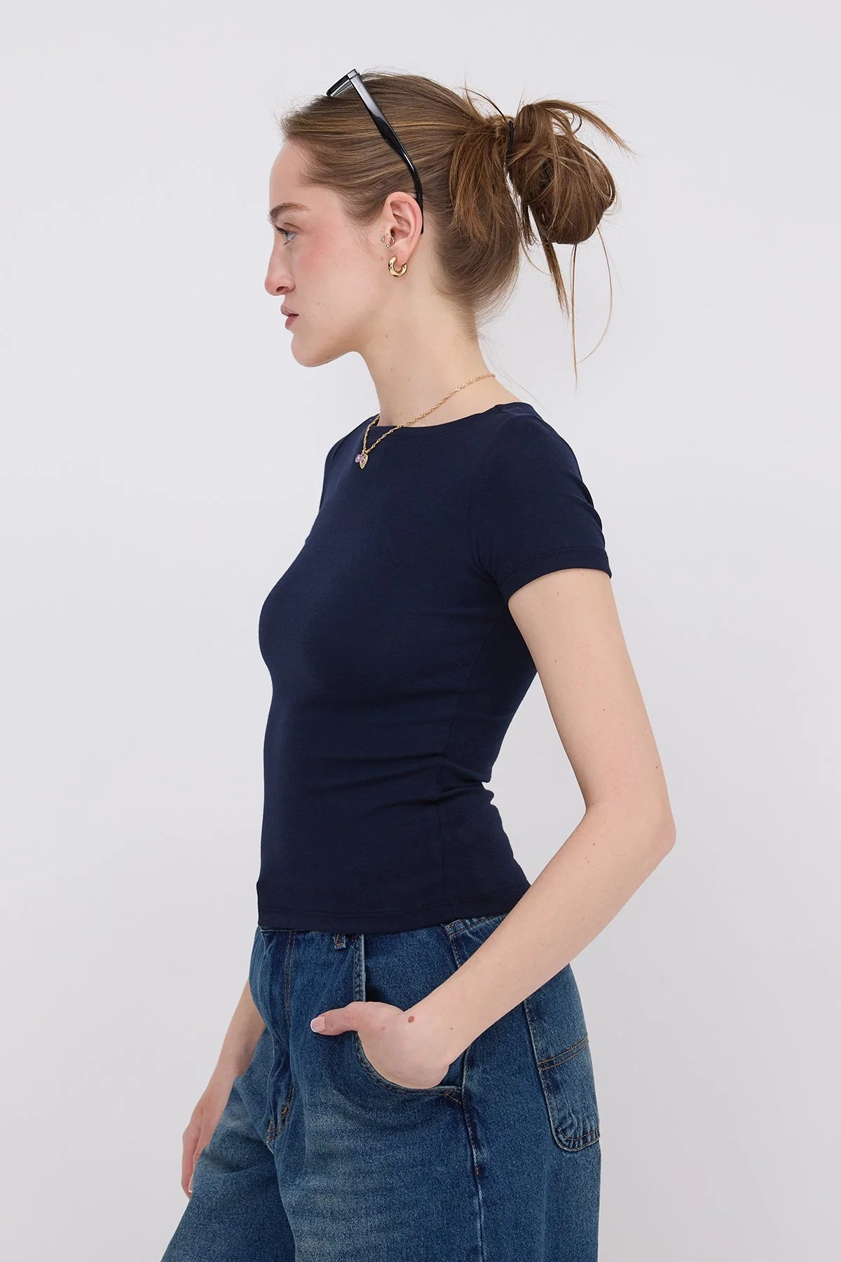 Short Sleeve Modal T-shirt - Image 13