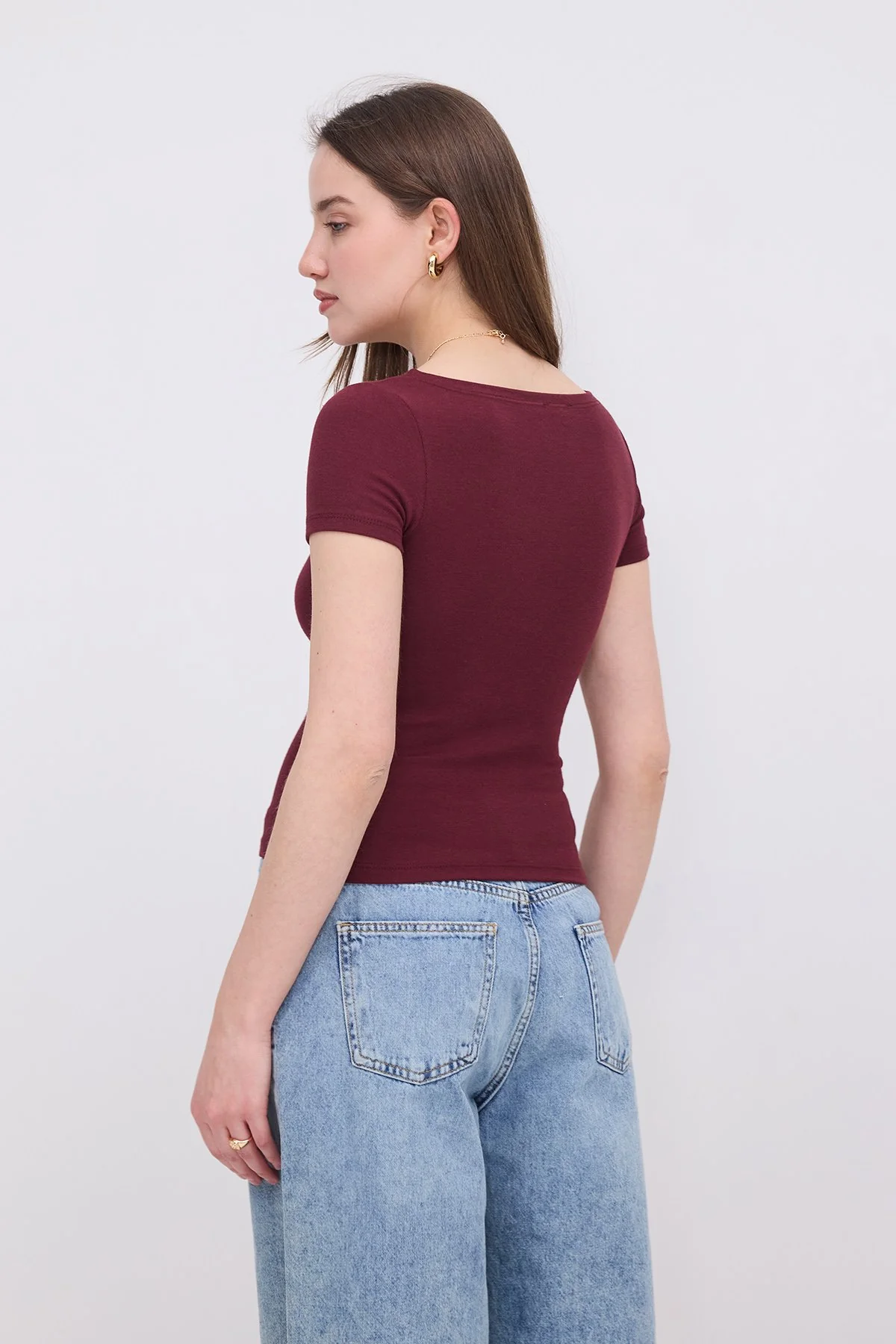 Short Sleeve Modal T-shirt - Image 21