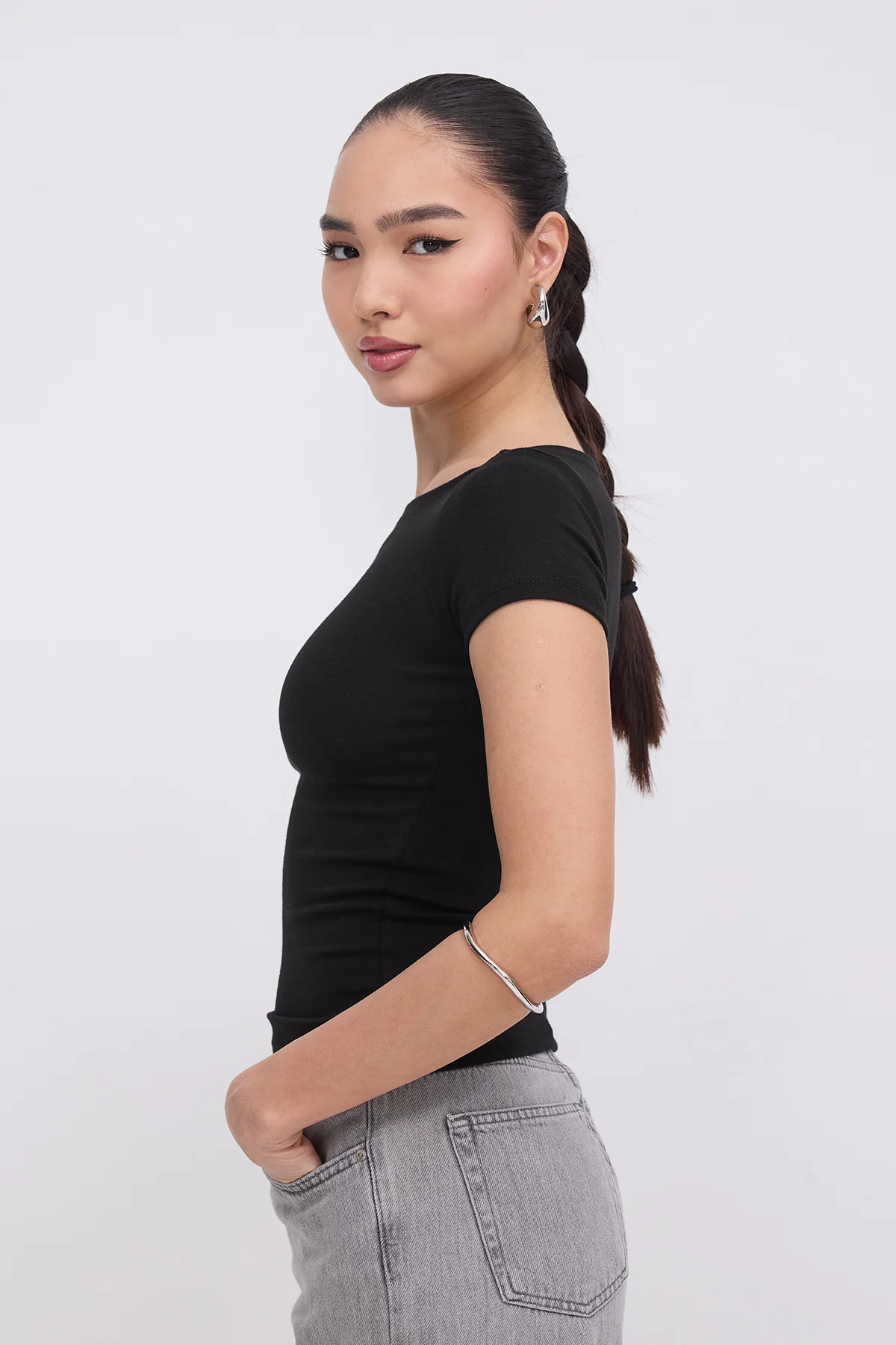 Short Sleeve Modal T-shirt - Image 36