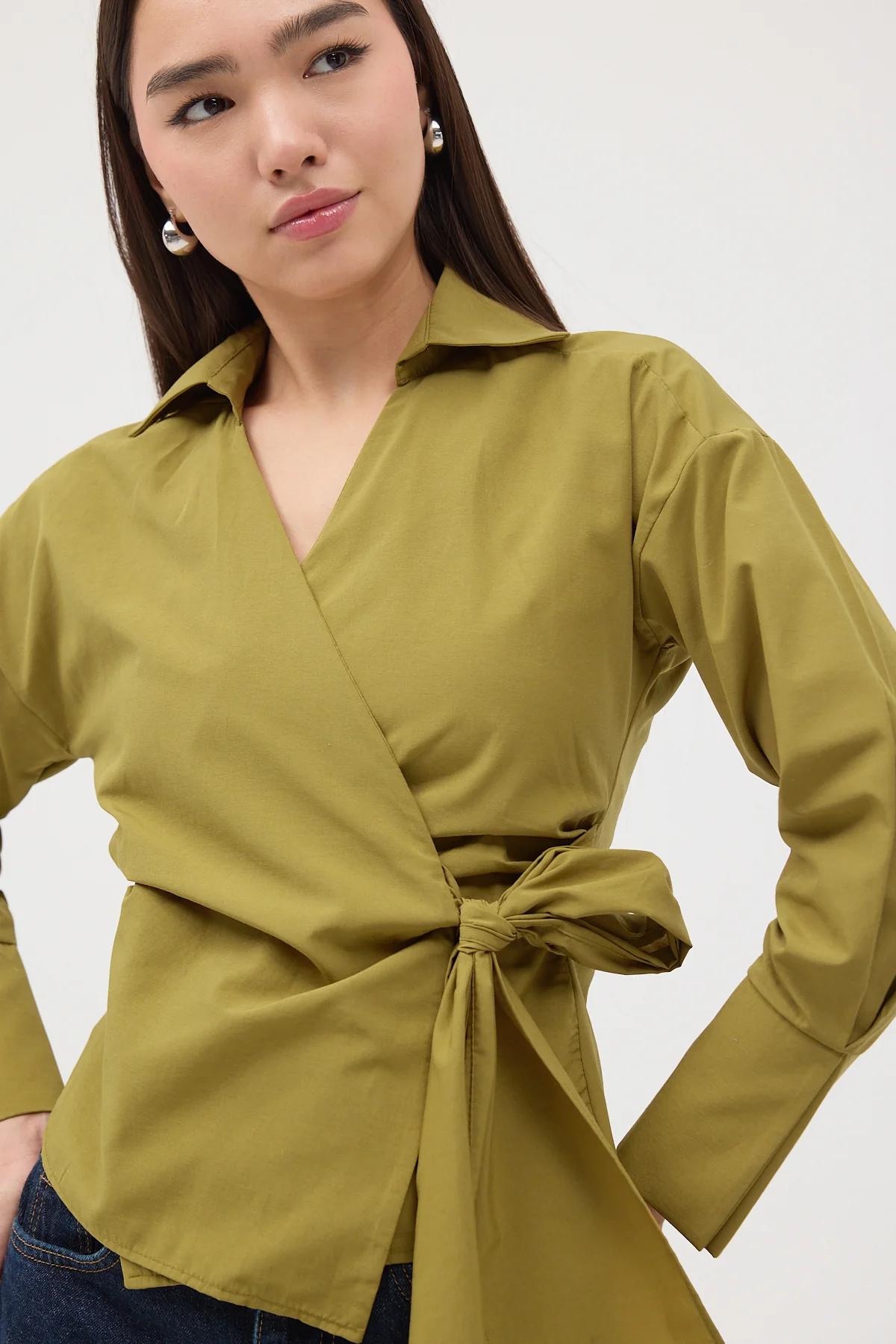Side Tie Shirt - Image 32