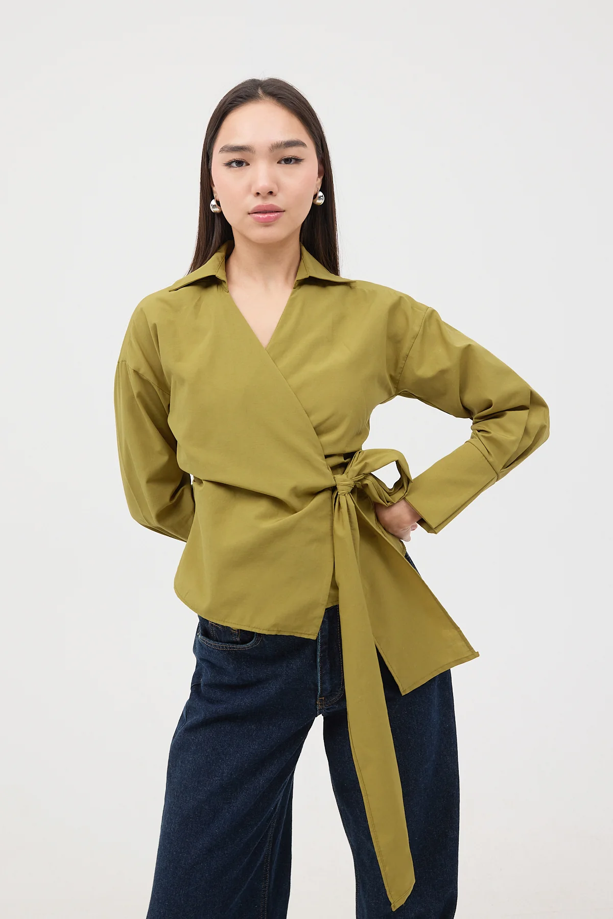Side Tie Shirt - Image 35