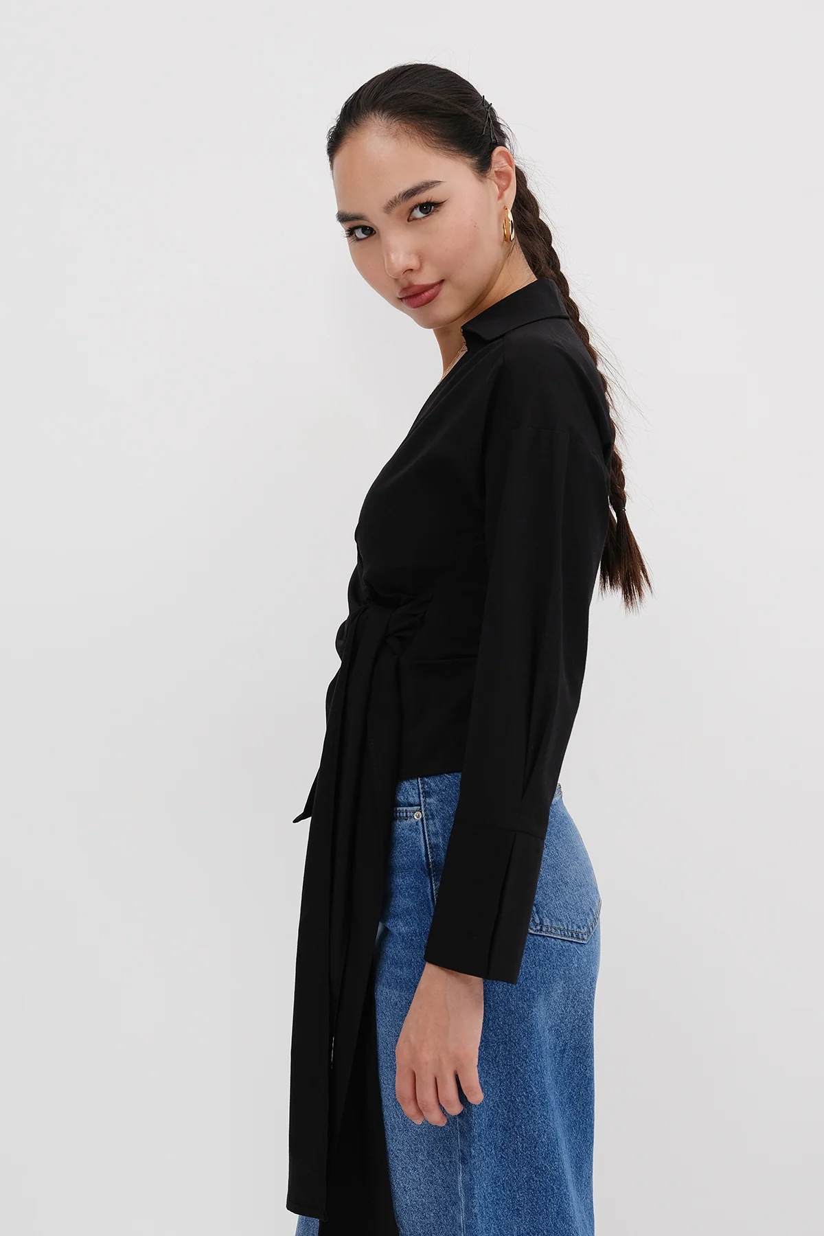 Side Tie Shirt - Image 4
