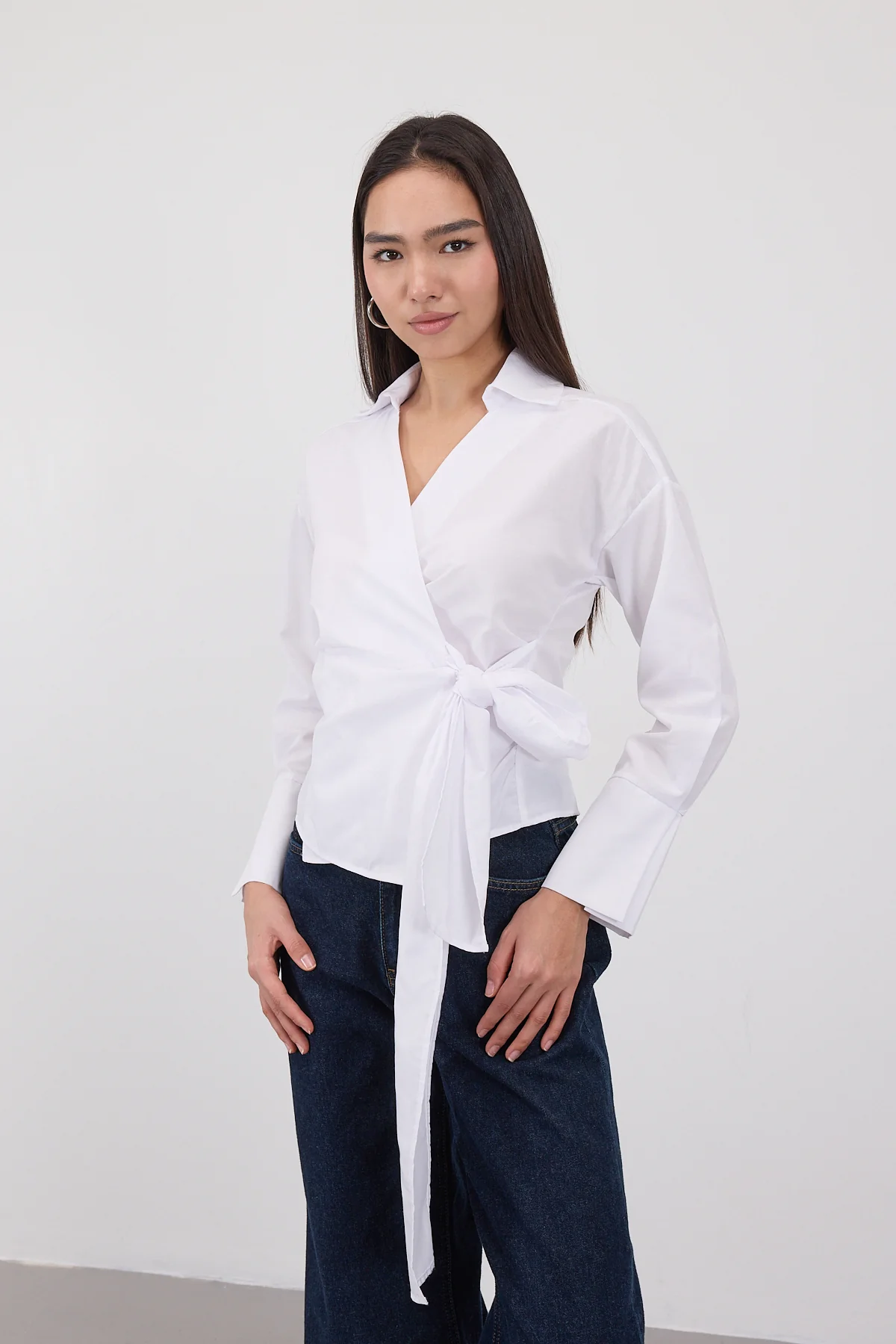 Side Tie Shirt - Image 50