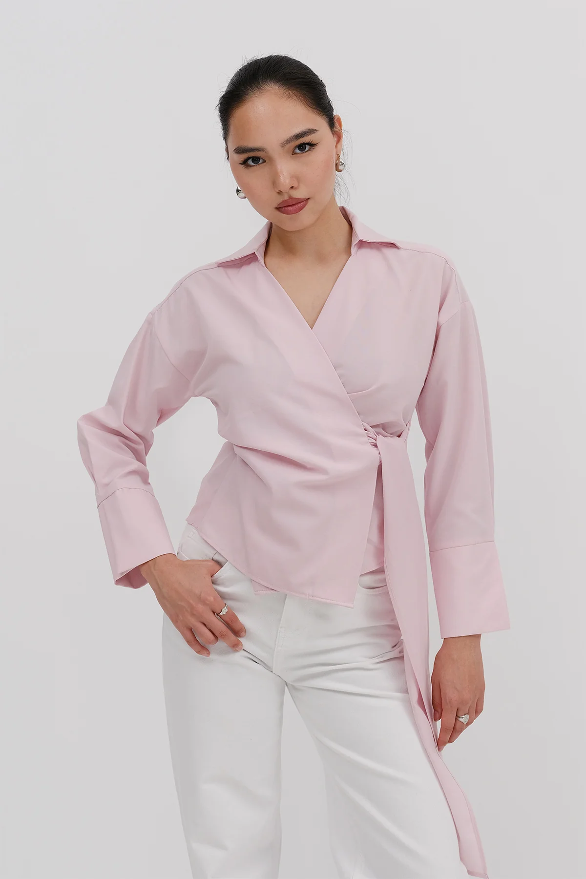 Side Tie Shirt - Image 7