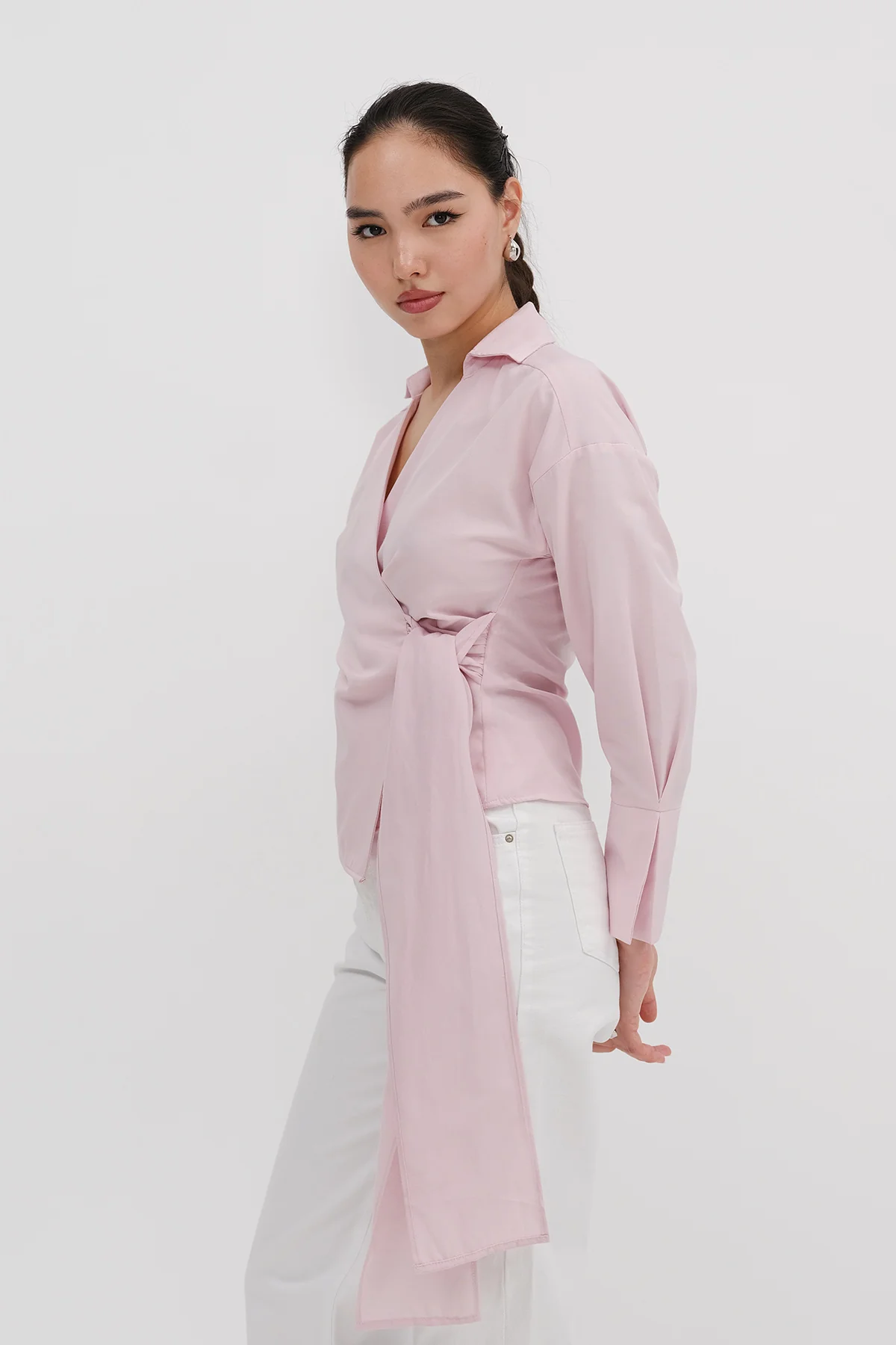 Side Tie Shirt - Image 8