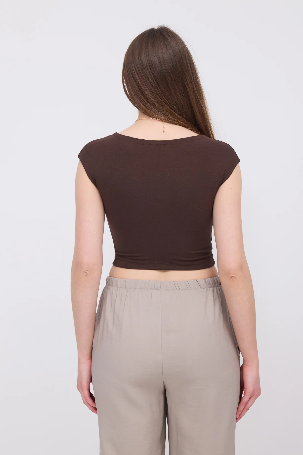 Sleeveless Crop Tank Top - Image 11