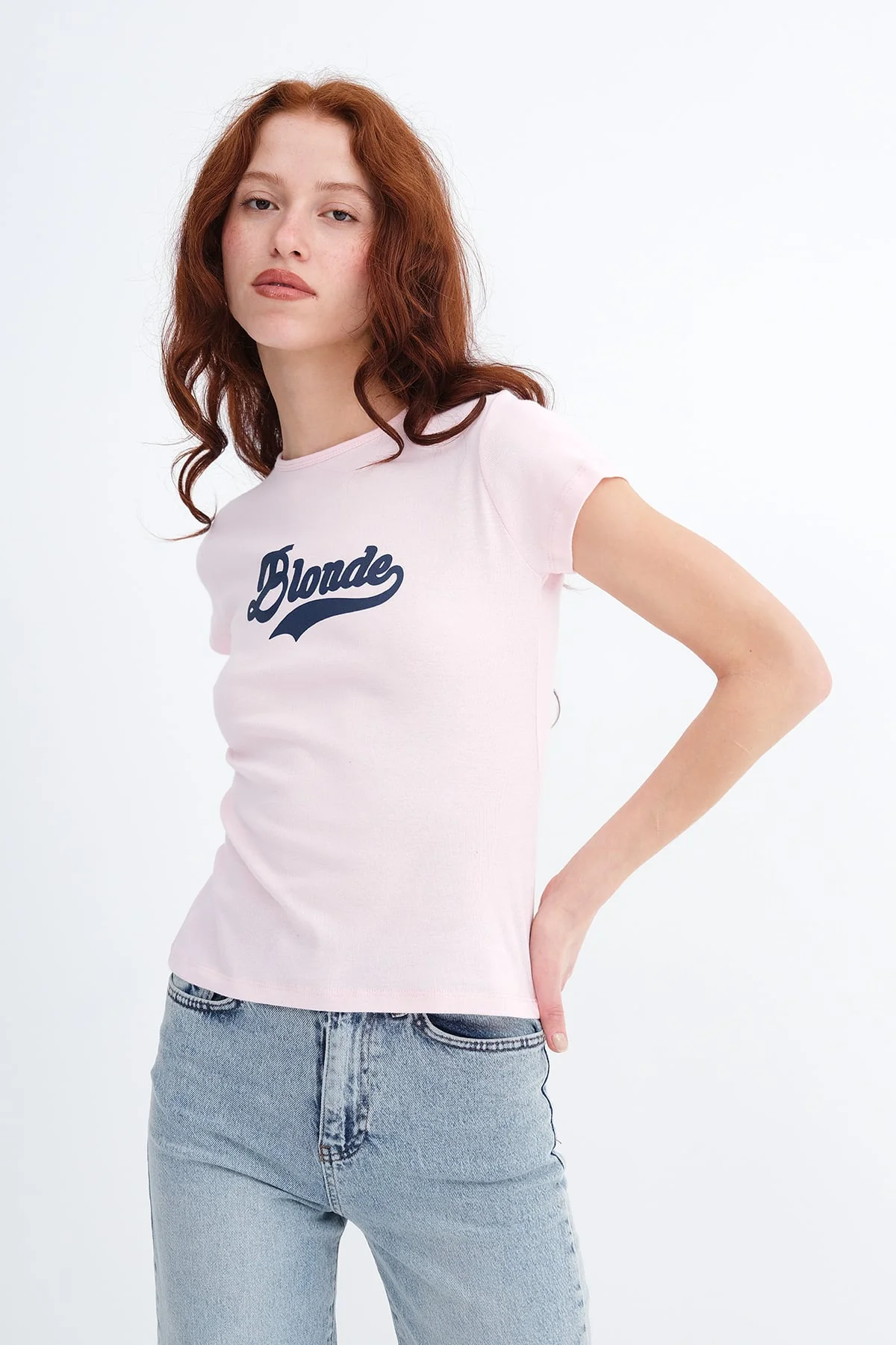 Slogan Print T-shirt