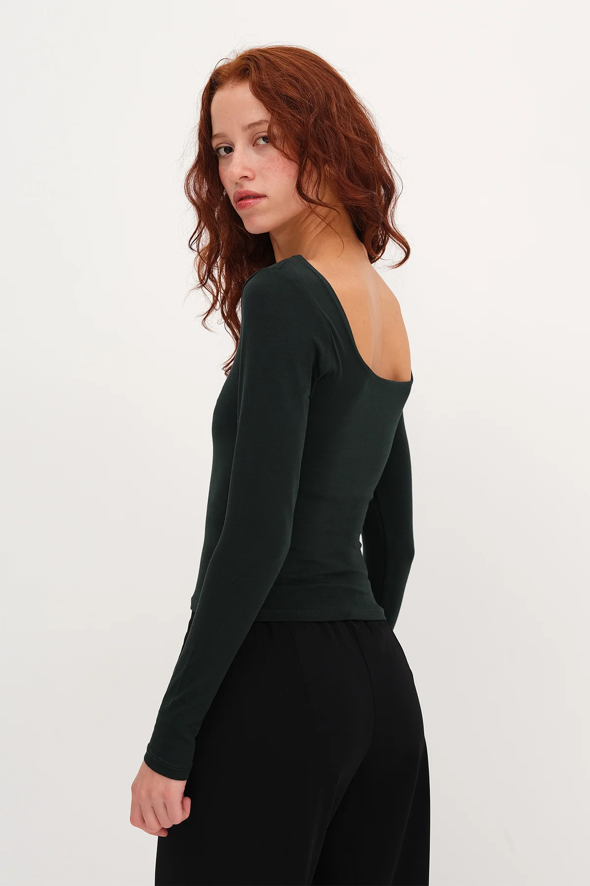 Square Neck Basic Blouse - Image 28