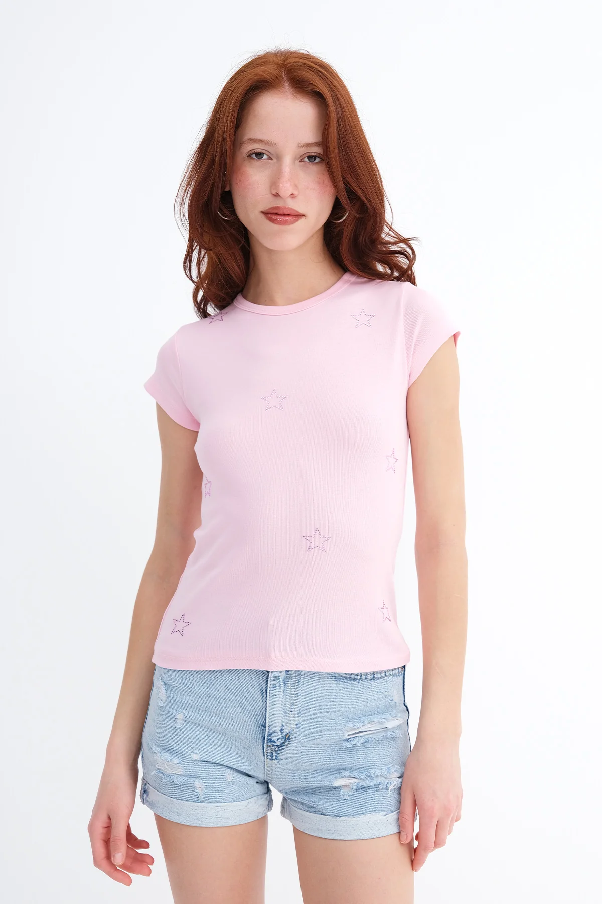 Star Embellished T-Shirt - Image 6