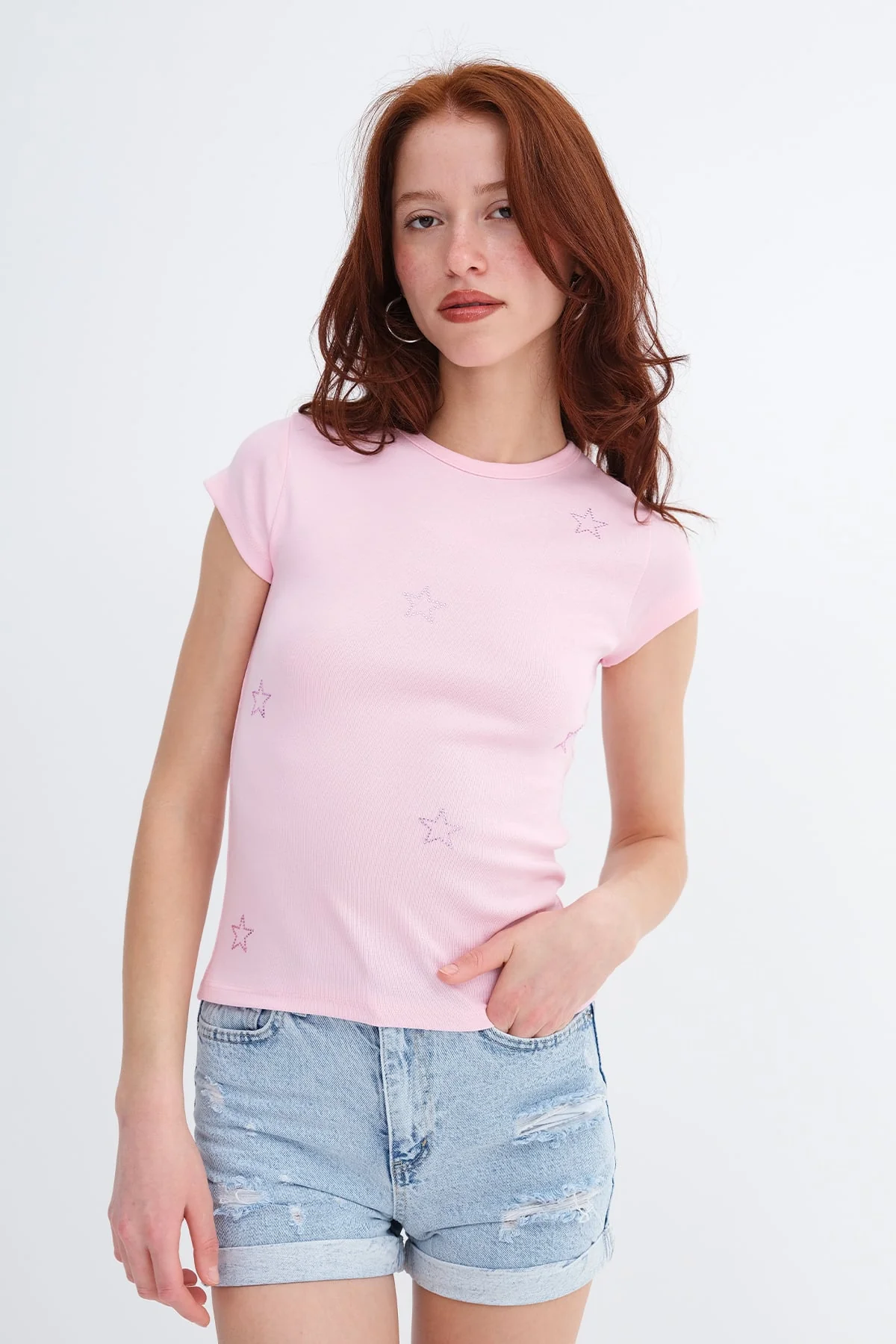 Star Embellished T-Shirt - Image 8