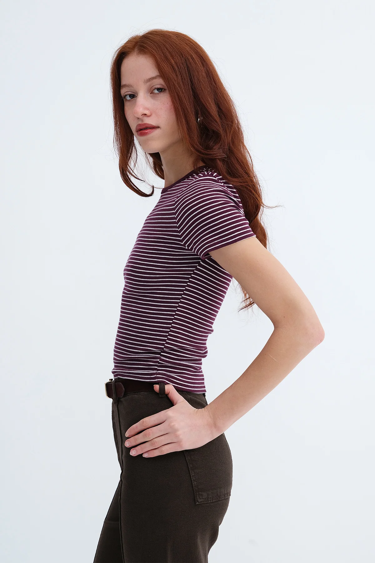 Striped Short Sleeve T-Shirt - Image 9