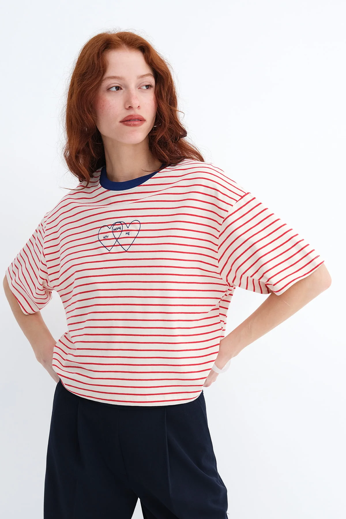 Striped Short Sleeve T-shirt - Image 6