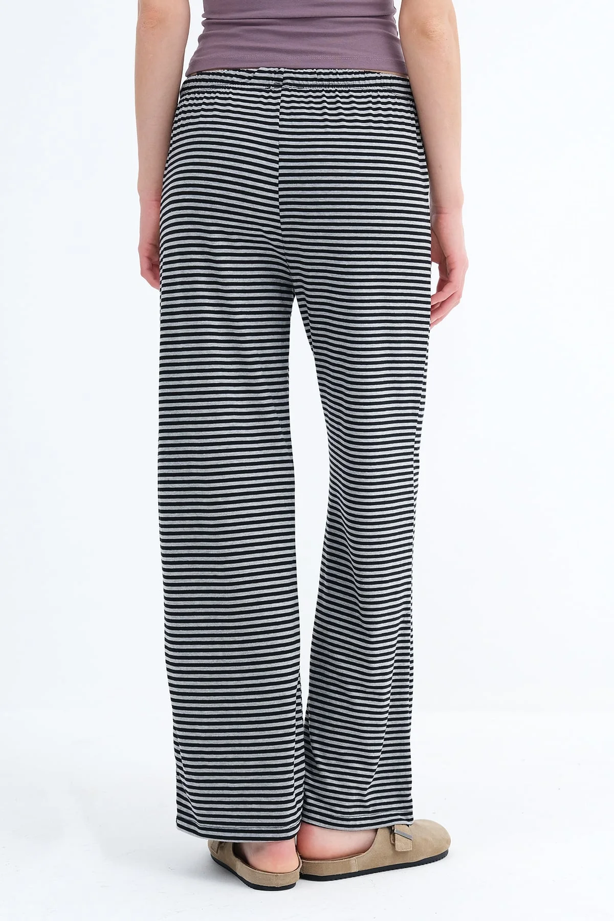 Striped Wide Leg Joggers - Image 13