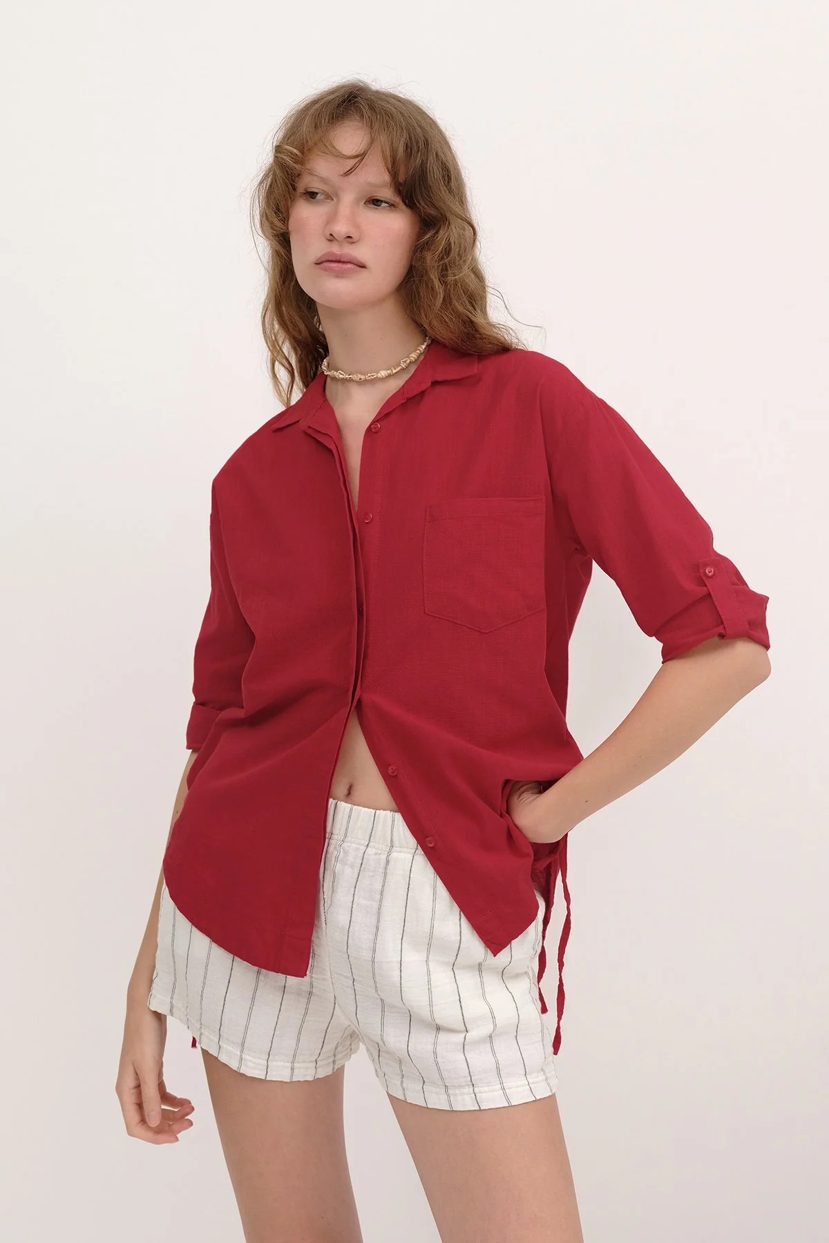 Tie Detail Shirt - Image 2