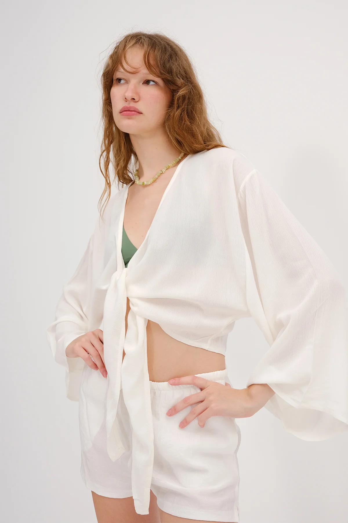 Tie-Front Blouse - Image 16