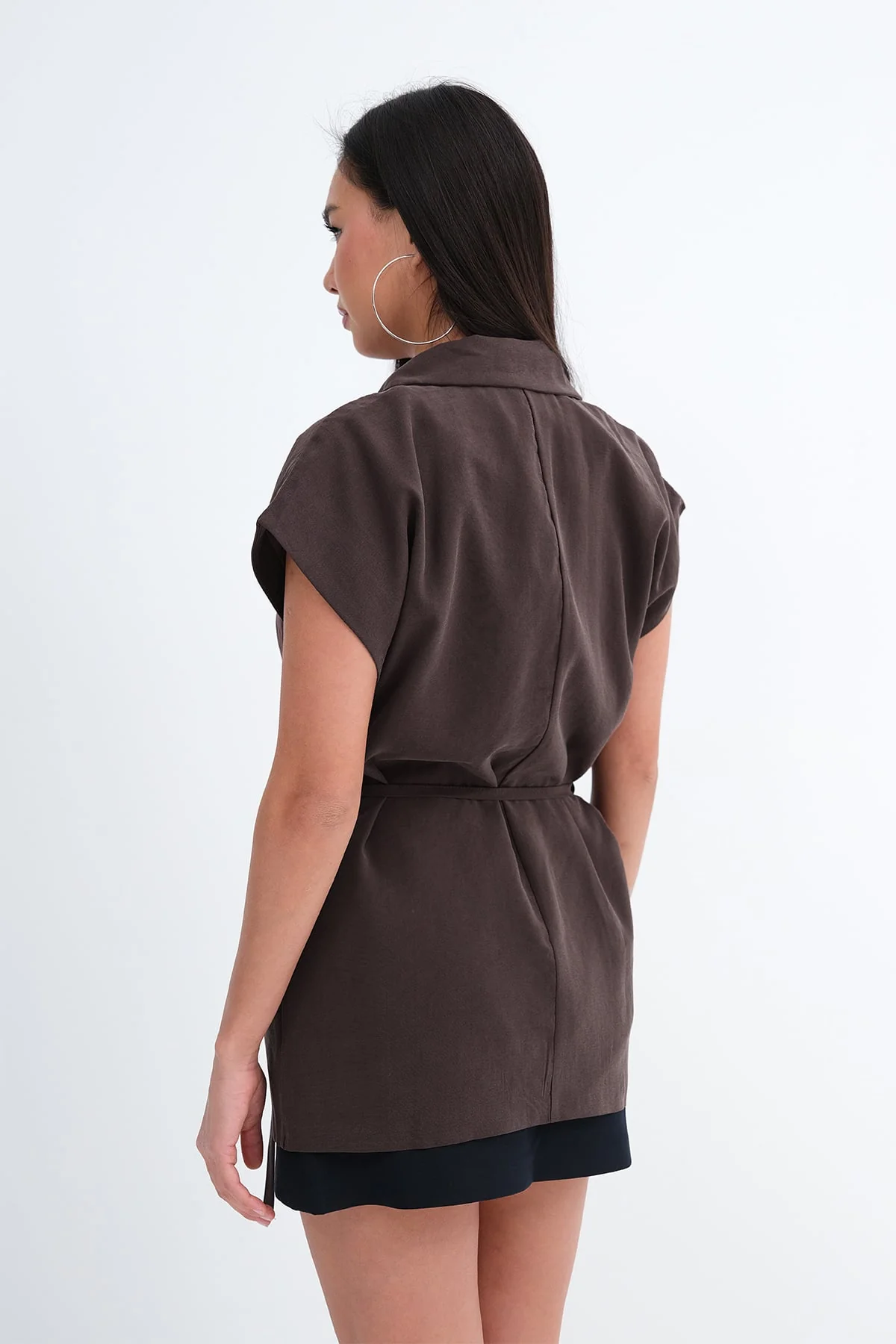 Tie-Front Modal Vest - Image 11