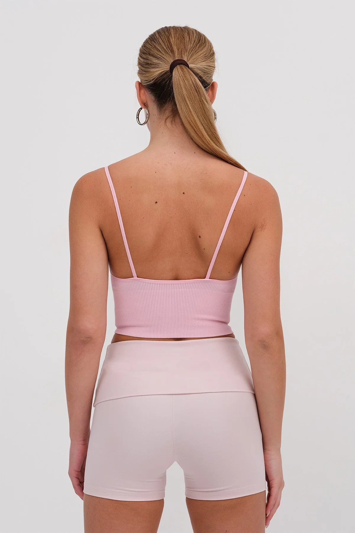 V-Neck Seamless Crop Top - Image 11
