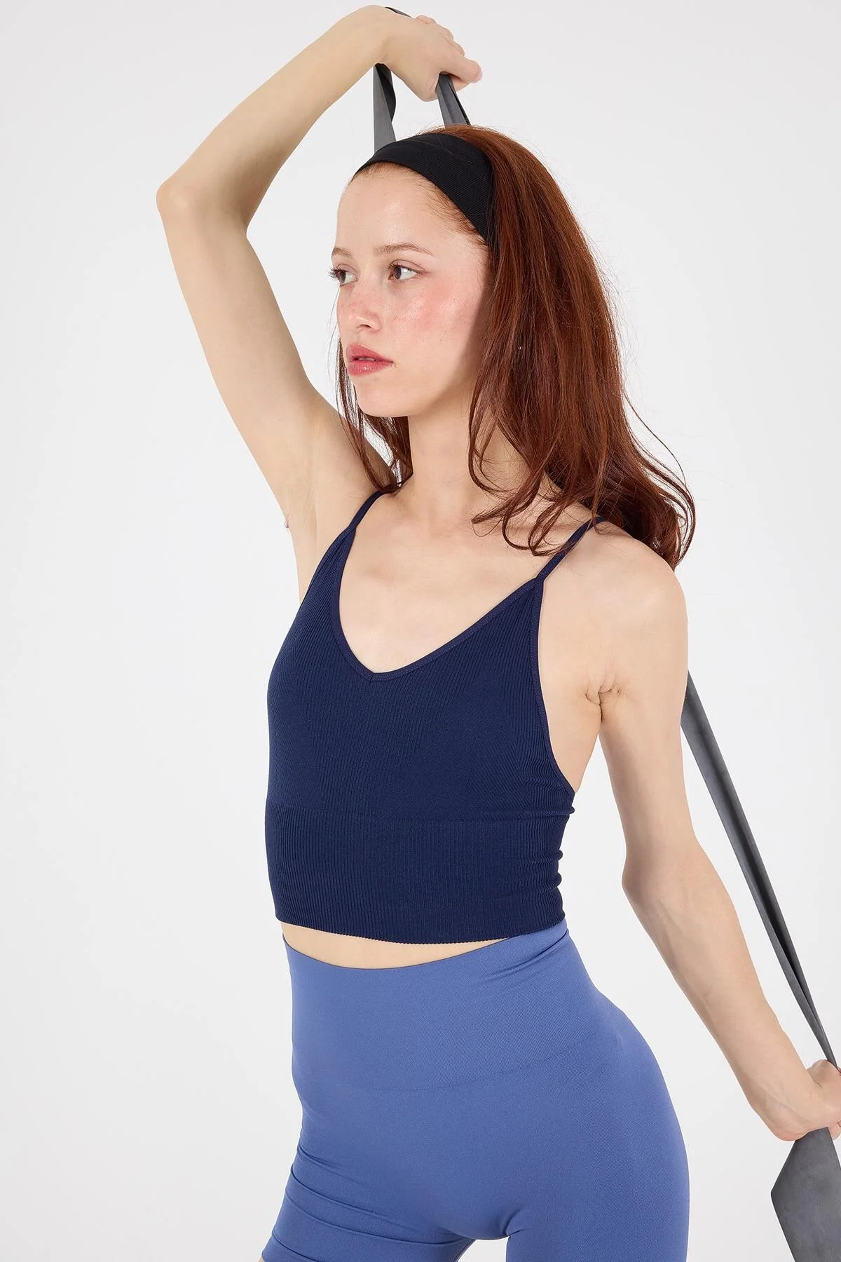 V-Neck Seamless Crop Top - Image 18