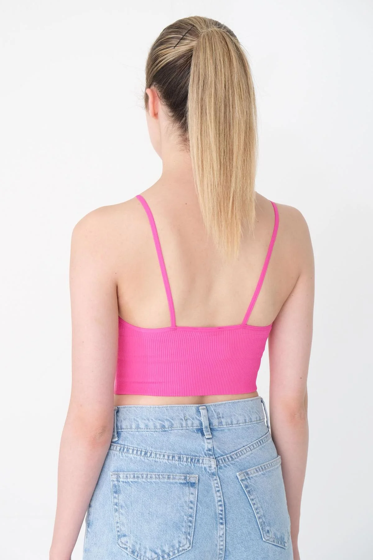 V-Neck Seamless Crop Top - Image 41