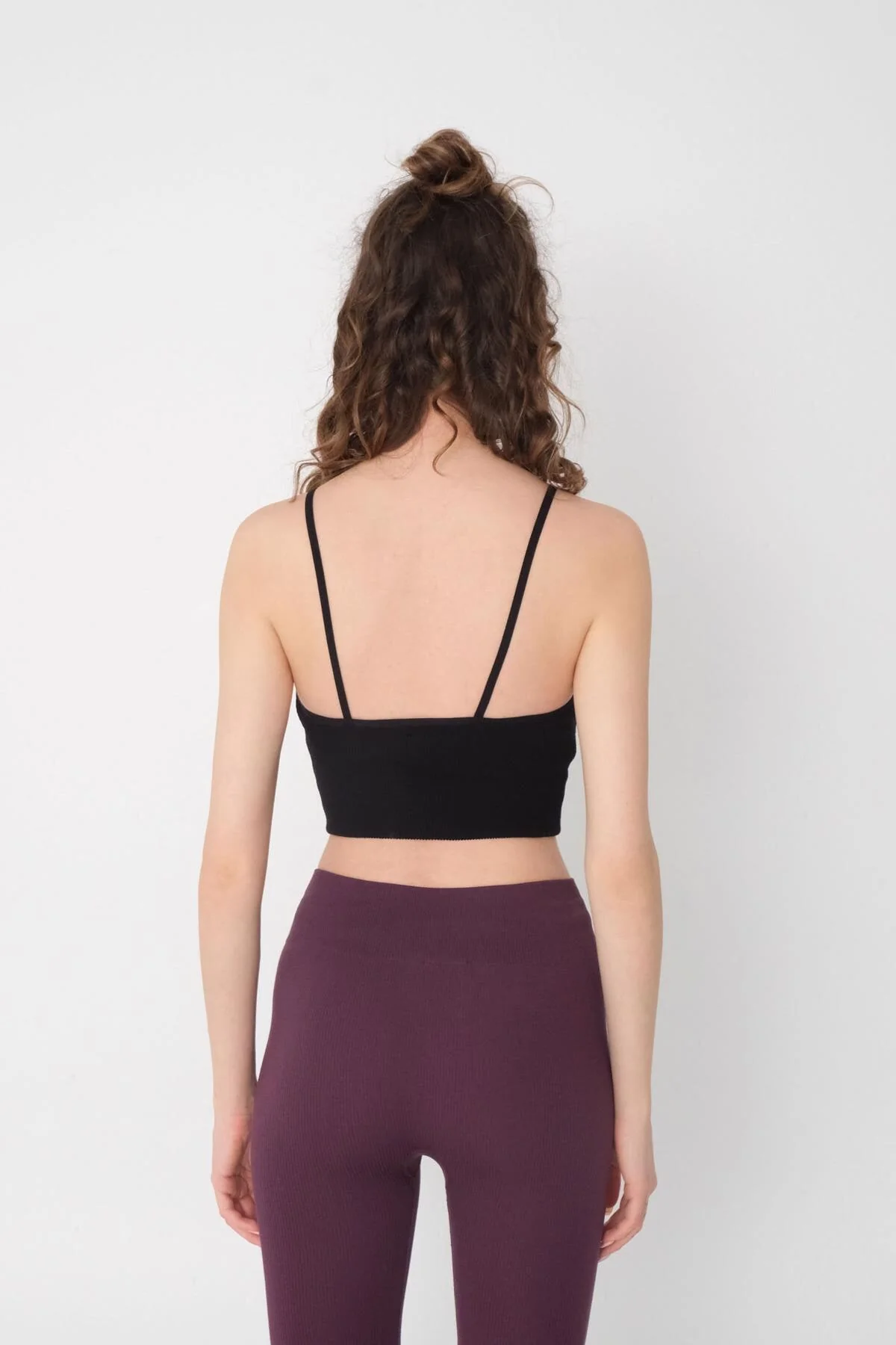 V-Neck Seamless Crop Top - Image 46