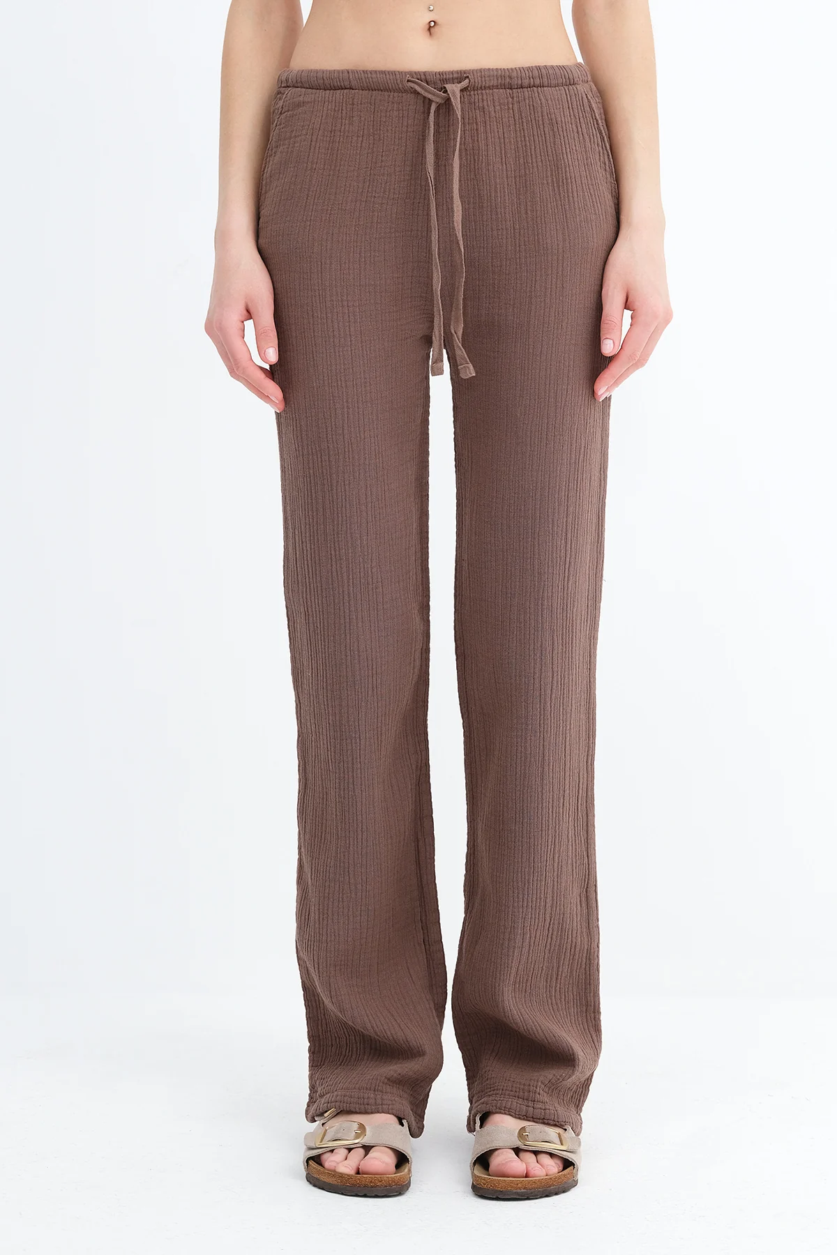 Waist Tie Pants - Image 23